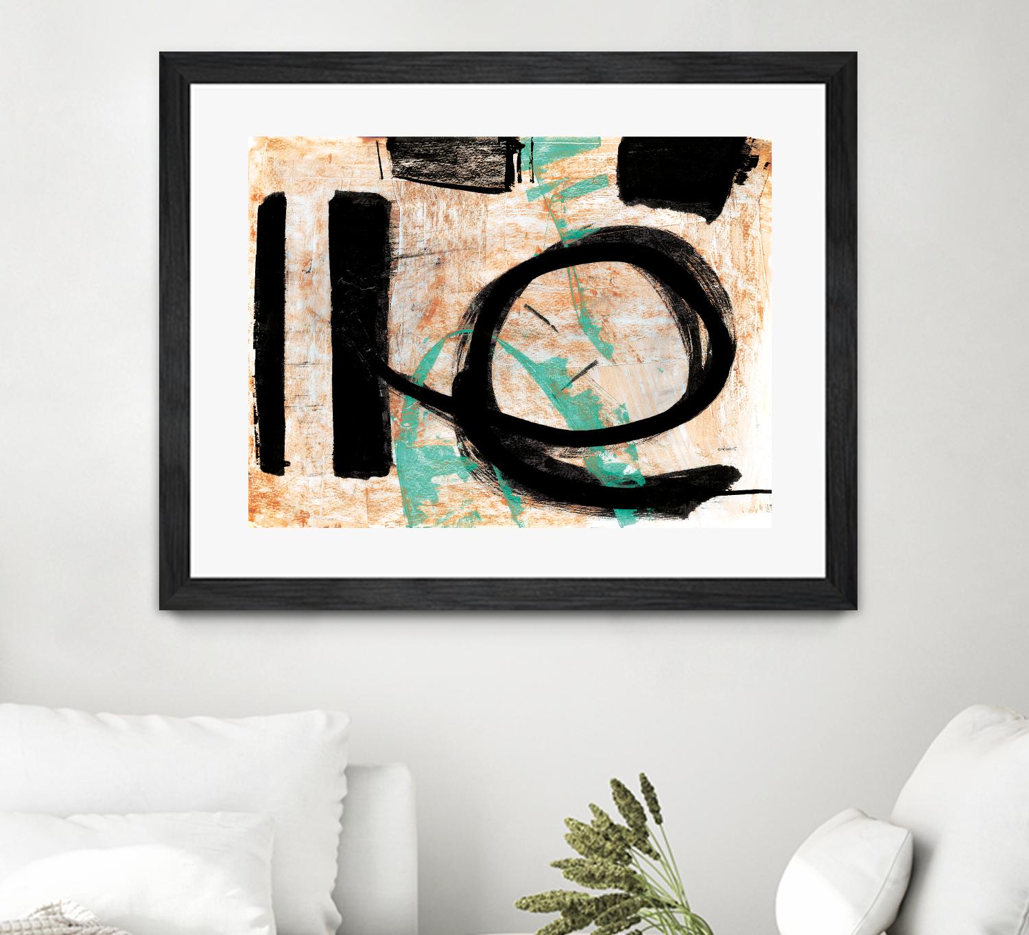 Fraîcheur by Jacques Clement on GIANT ART - orange abstract