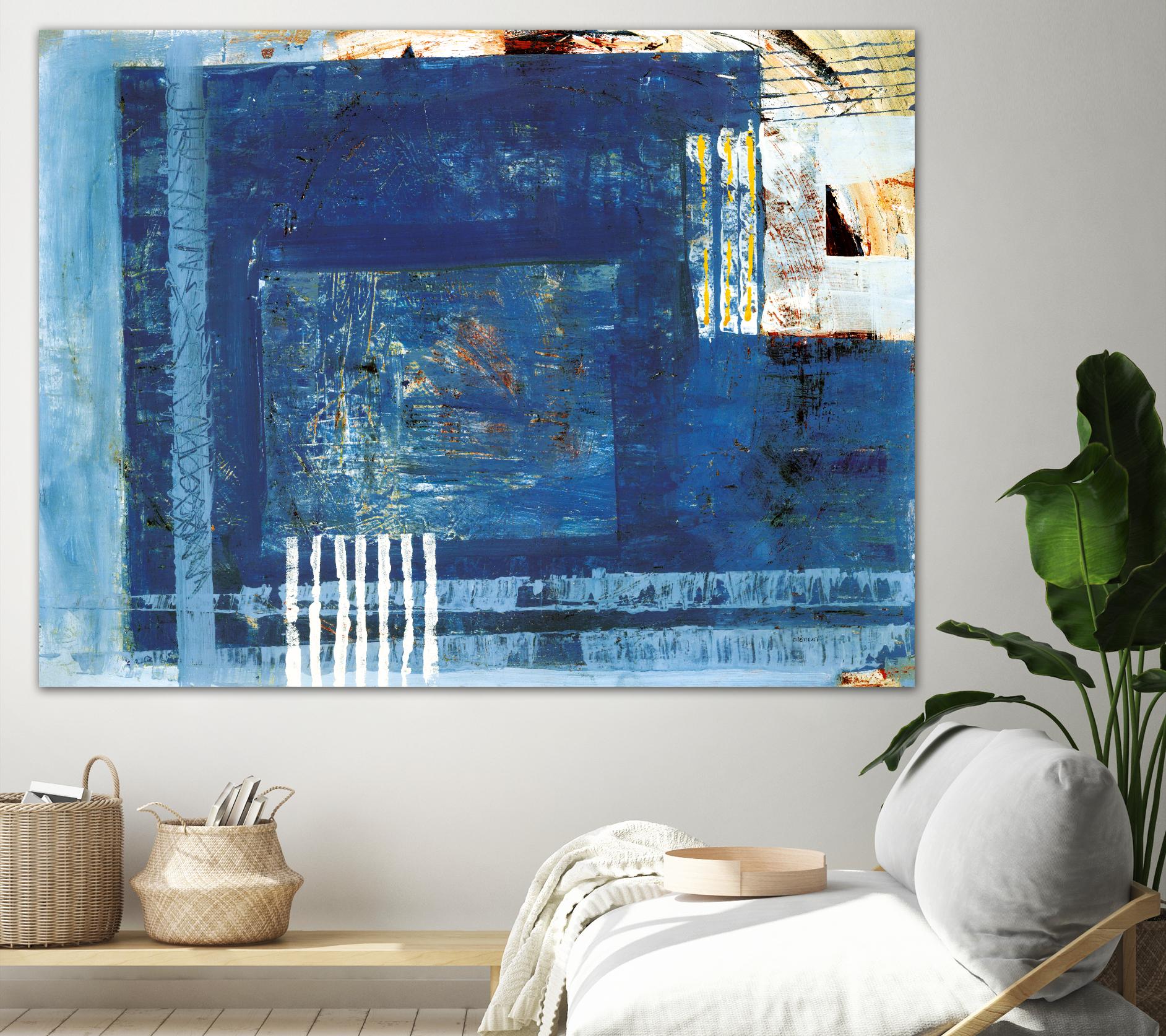 Douceur by Jacques Clement on GIANT ART - beige abstract