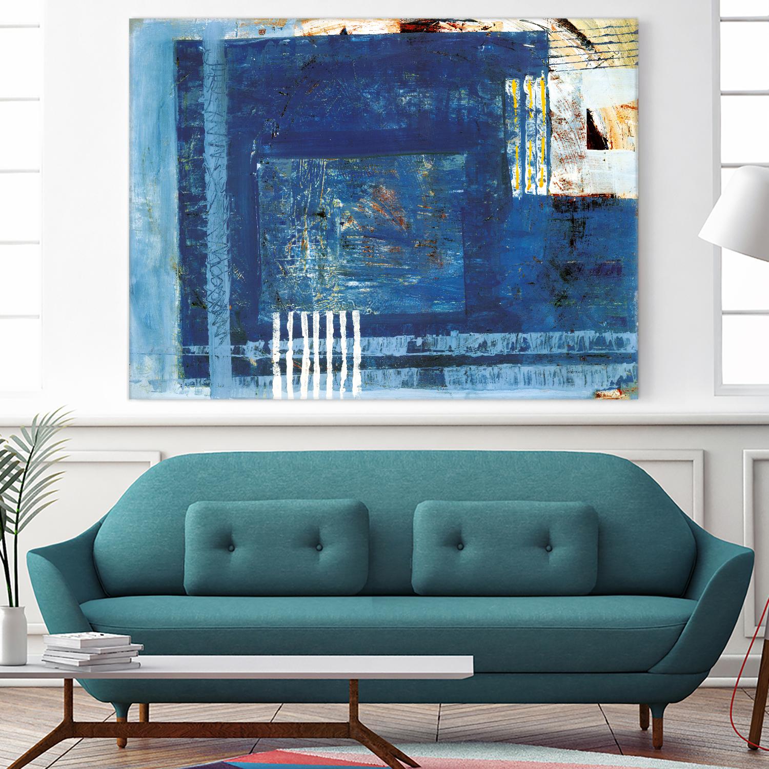 Douceur by Jacques Clement on GIANT ART - beige abstract