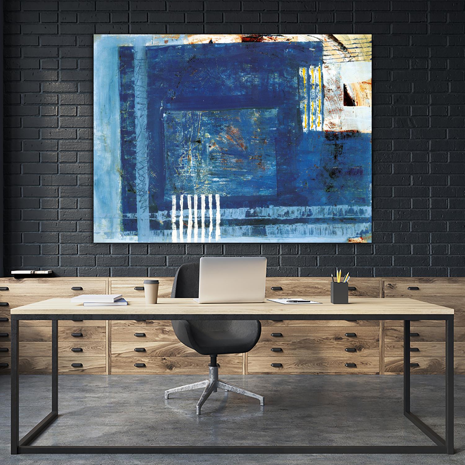 Douceur by Jacques Clement on GIANT ART - beige abstract