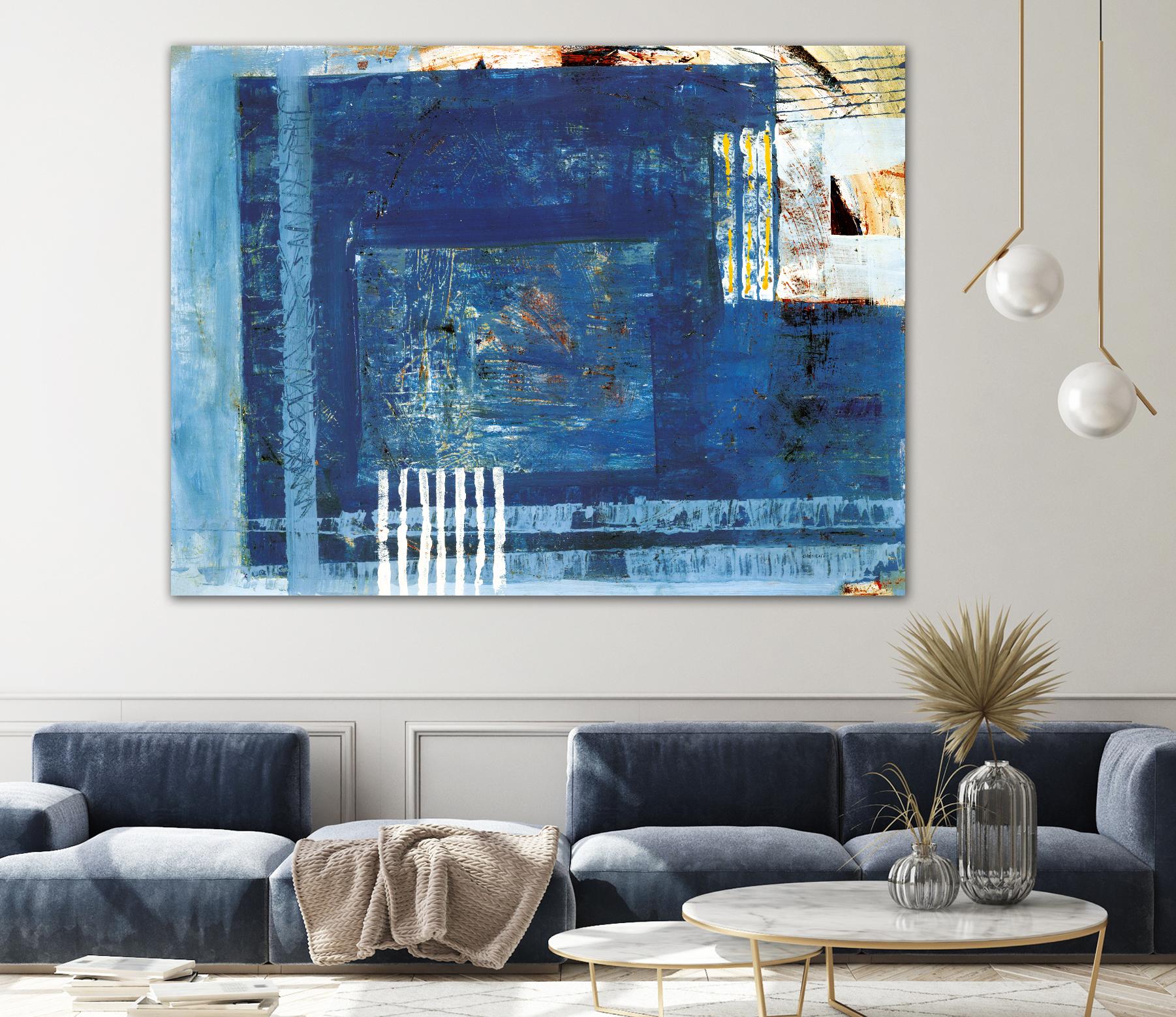 Douceur by Jacques Clement on GIANT ART - beige abstract