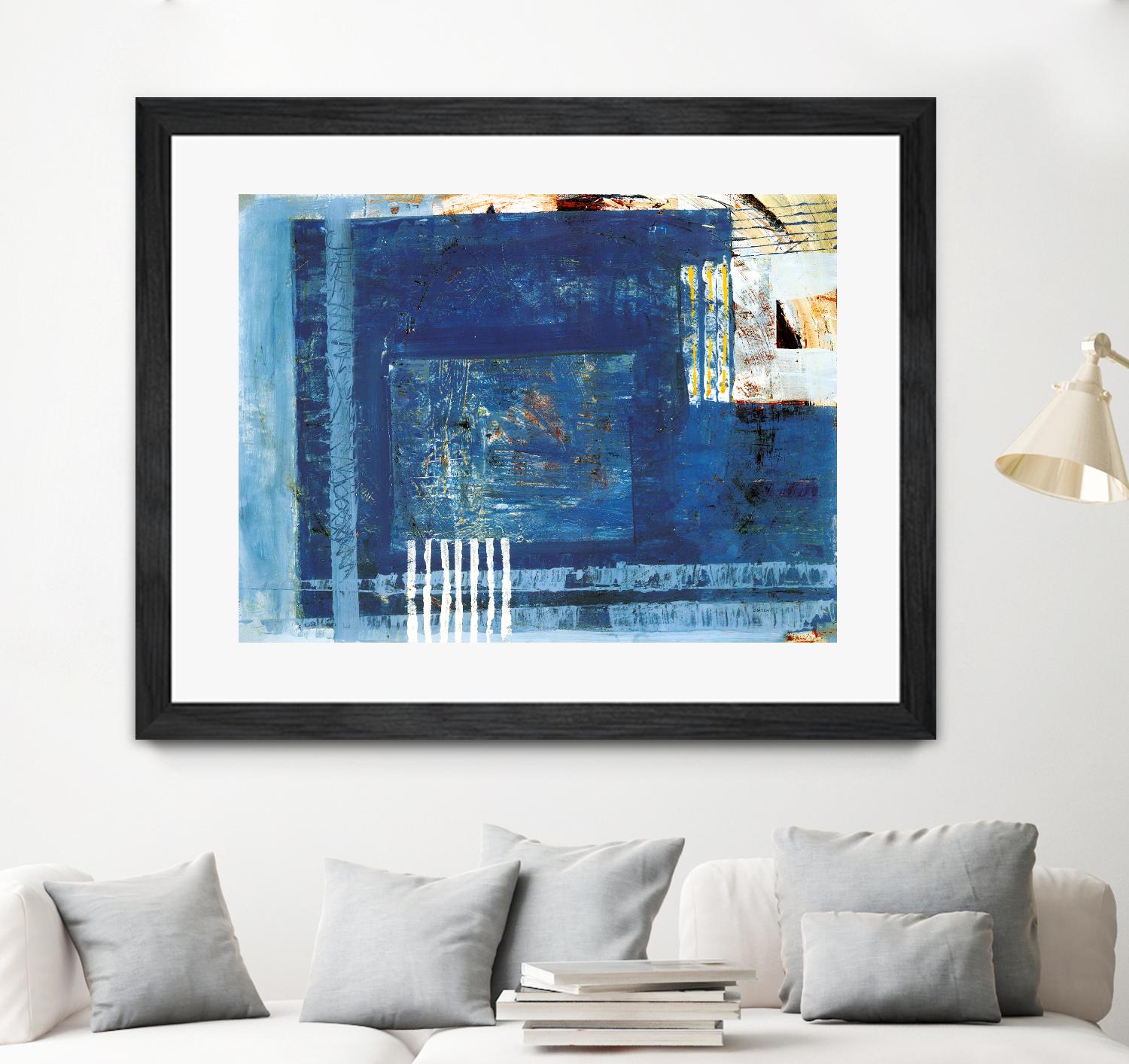 Douceur by Jacques Clement on GIANT ART - beige abstract