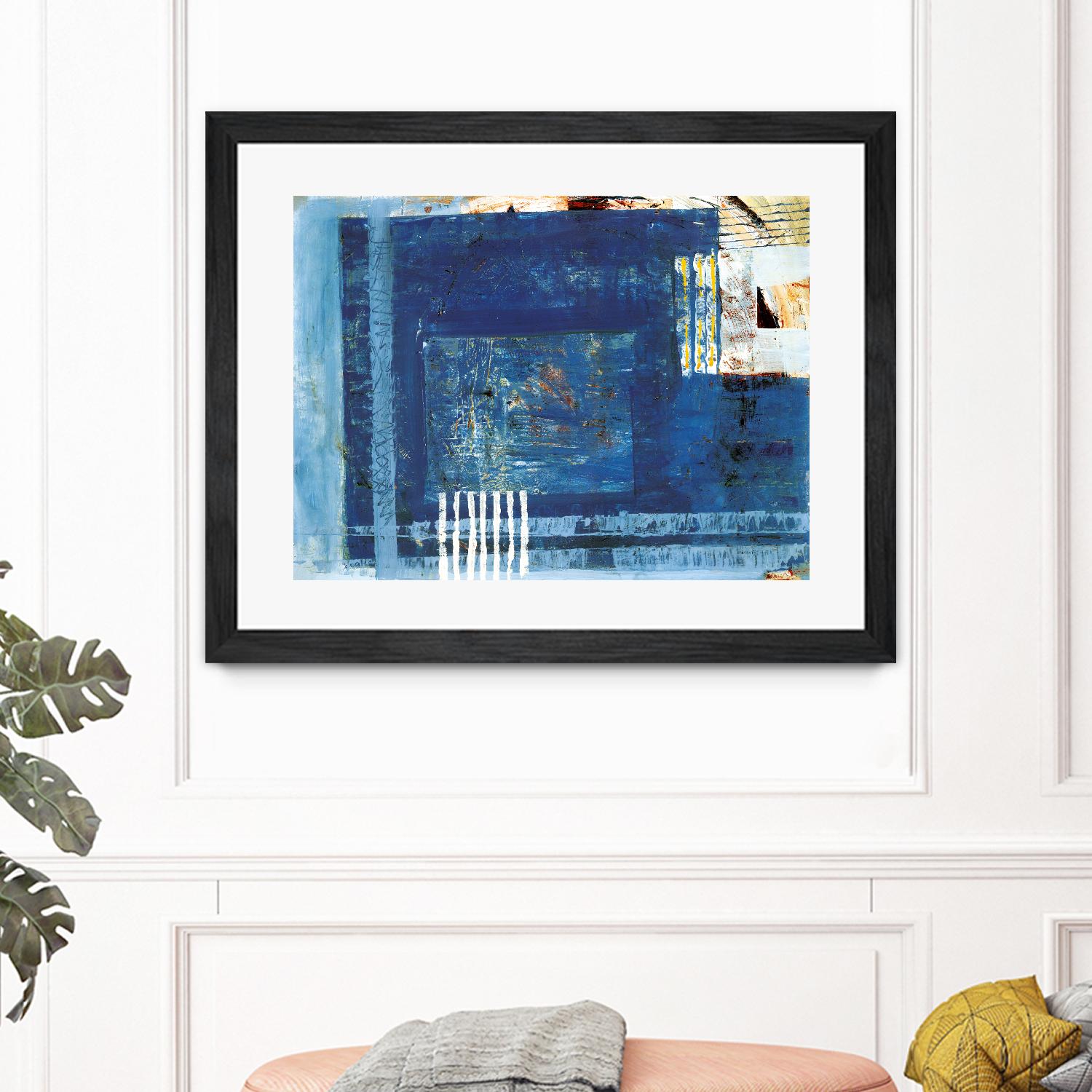 Douceur by Jacques Clement on GIANT ART - beige abstract