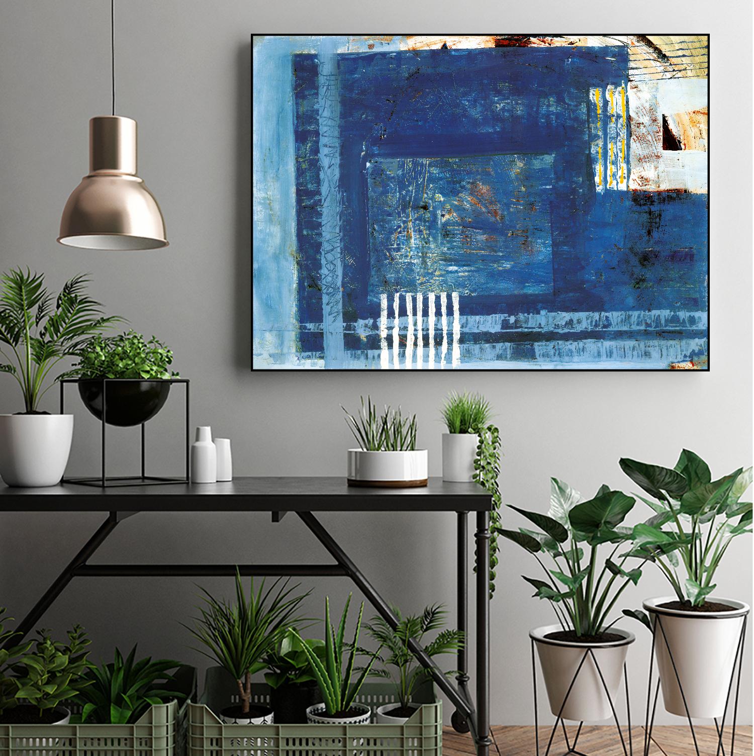 Douceur by Jacques Clement on GIANT ART - beige abstract