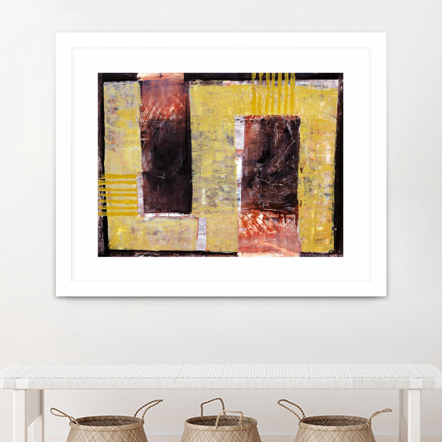 Délectation by Jacques Clement on GIANT ART - red abstract