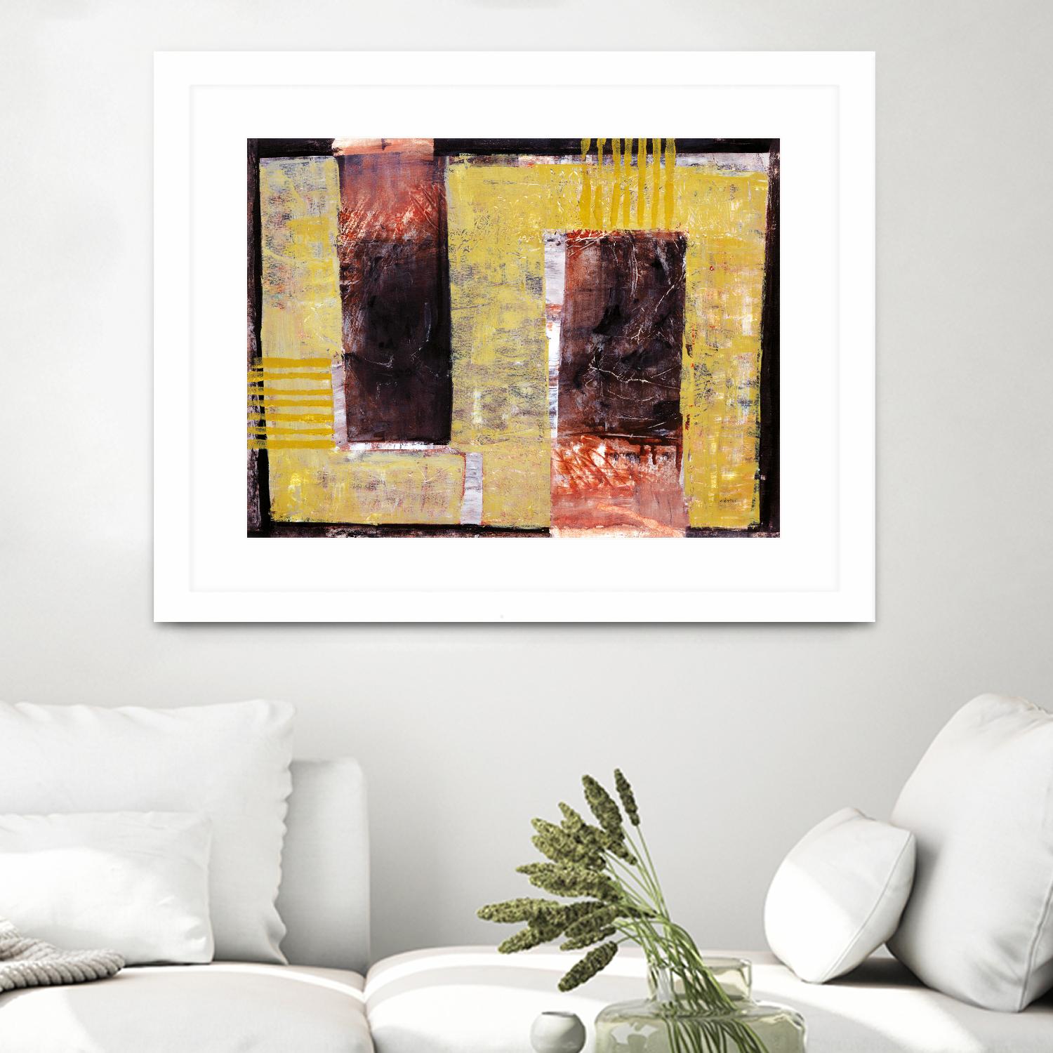 Délectation by Jacques Clement on GIANT ART - red abstract