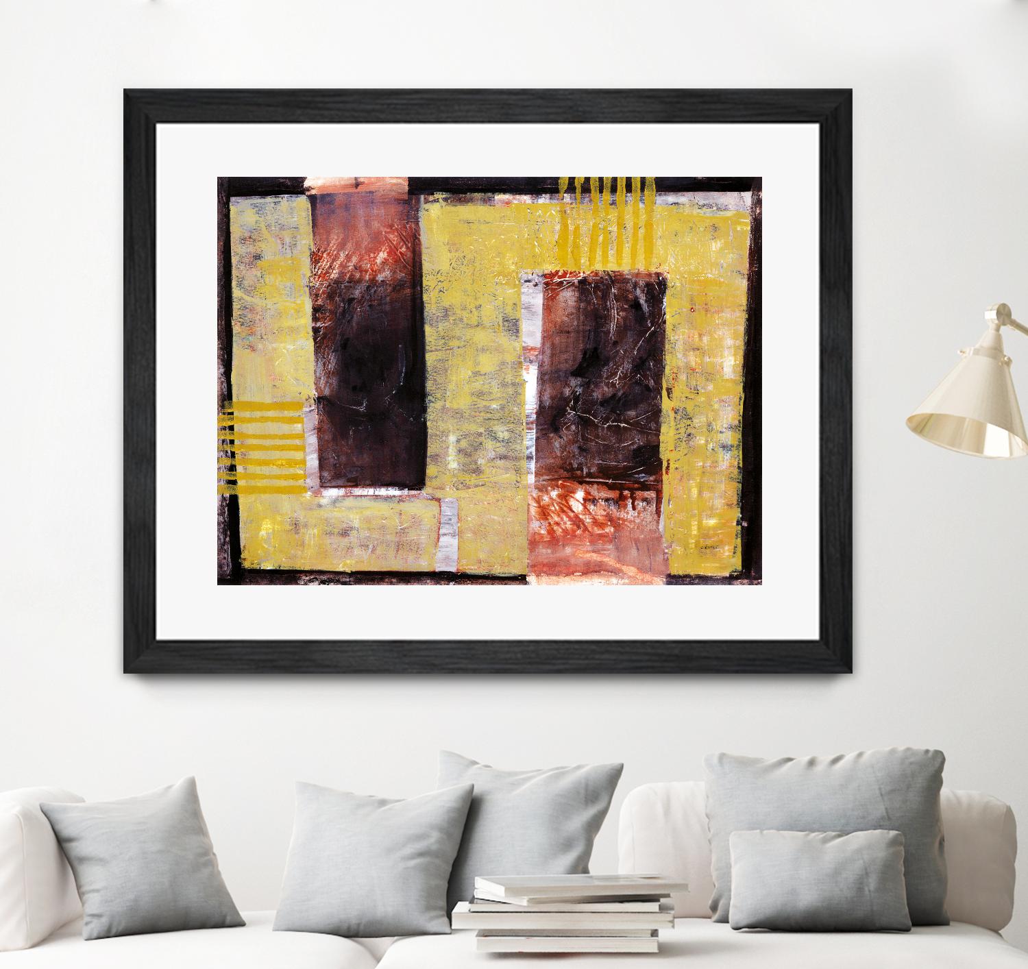 Délectation by Jacques Clement on GIANT ART - red abstract