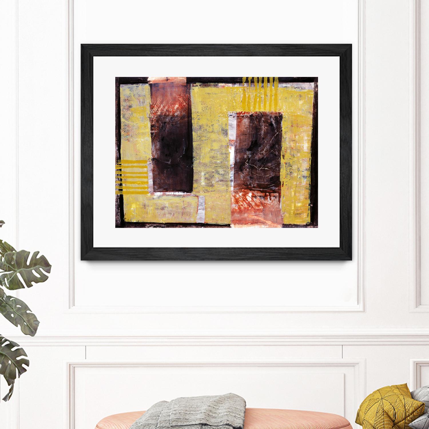 Délectation by Jacques Clement on GIANT ART - red abstract