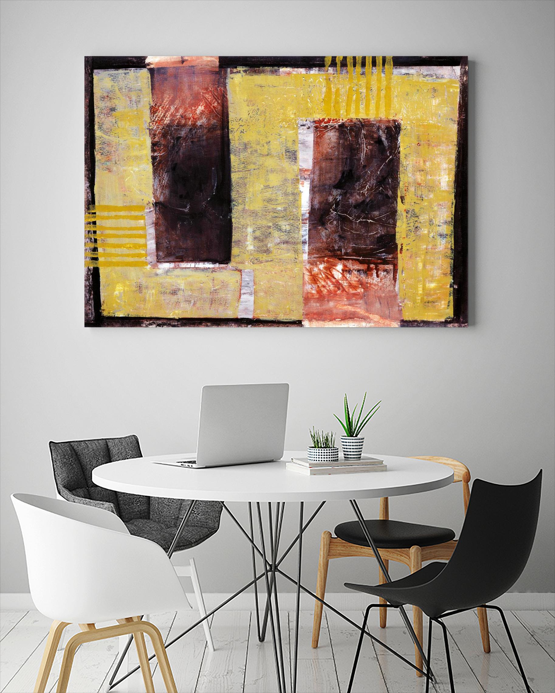 Délectation by Jacques Clement on GIANT ART - red abstract