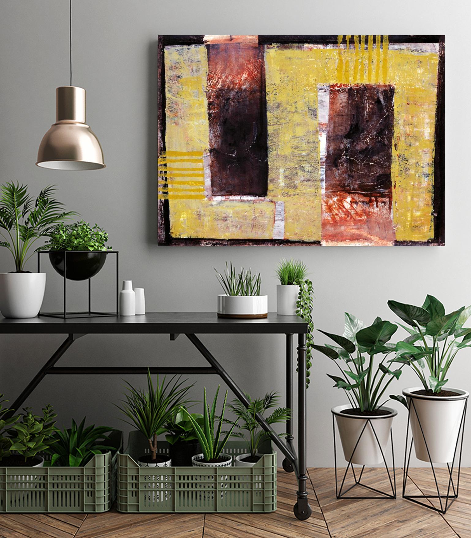 Délectation by Jacques Clement on GIANT ART - red abstract