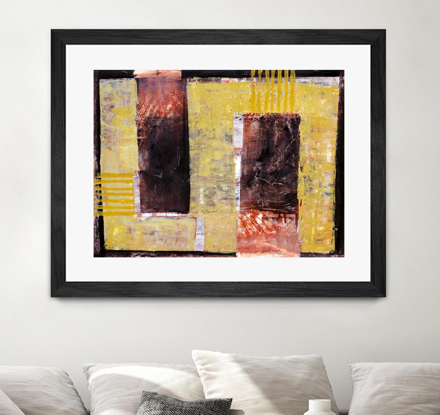 Délectation by Jacques Clement on GIANT ART - red abstract