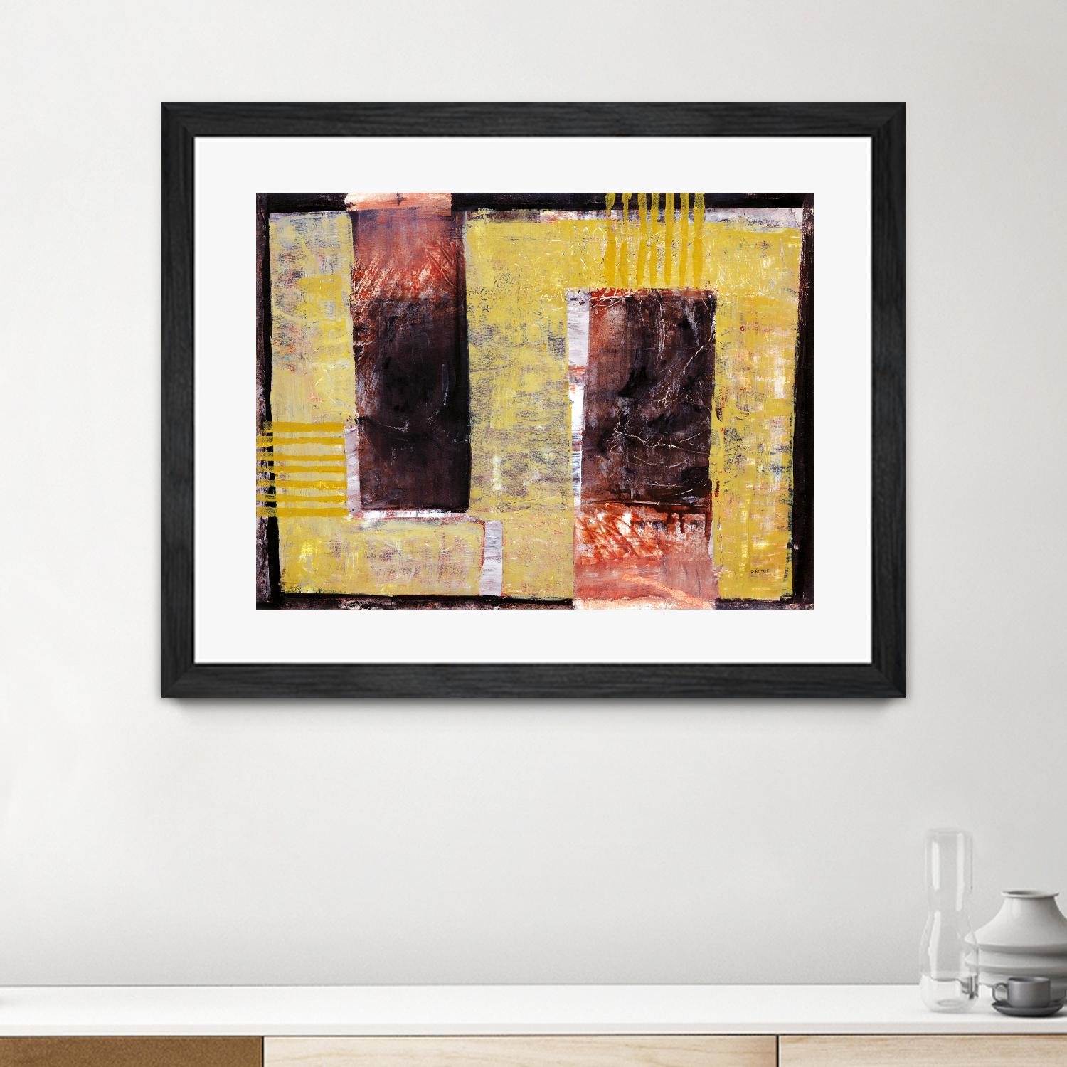 Délectation by Jacques Clement on GIANT ART - red abstract