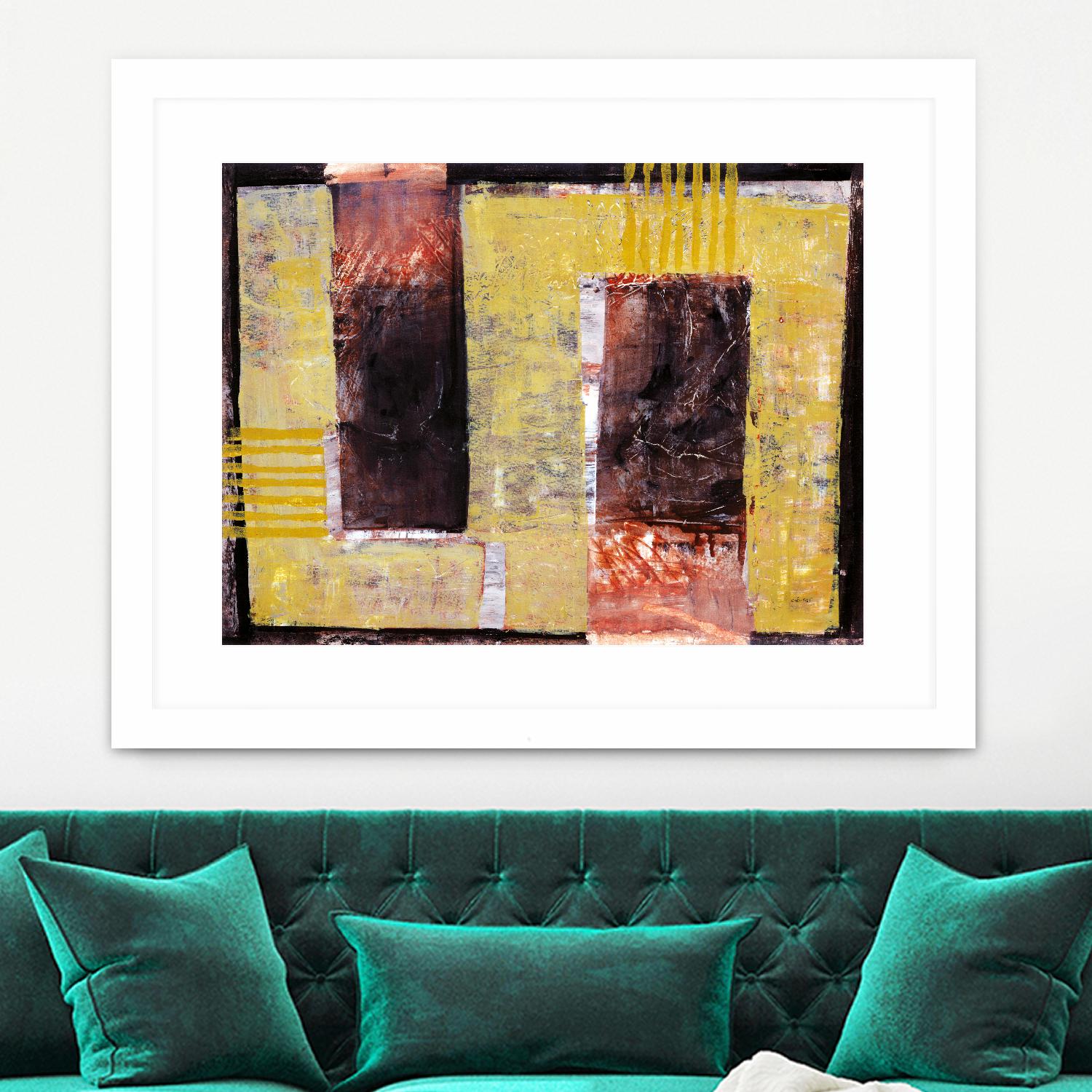 Délectation by Jacques Clement on GIANT ART - red abstract