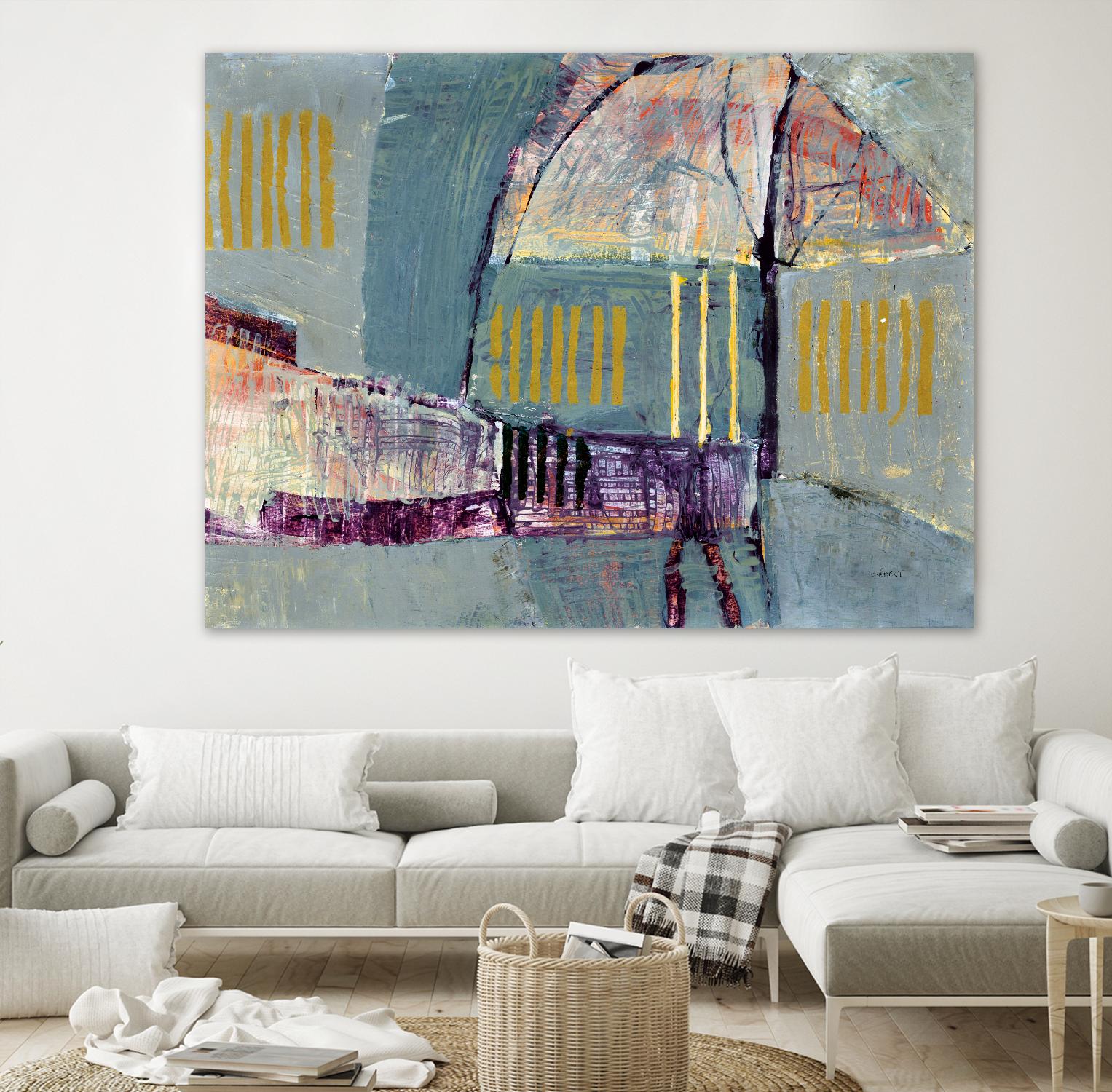 Symphonie by Jacques Clement on GIANT ART - grey abstract