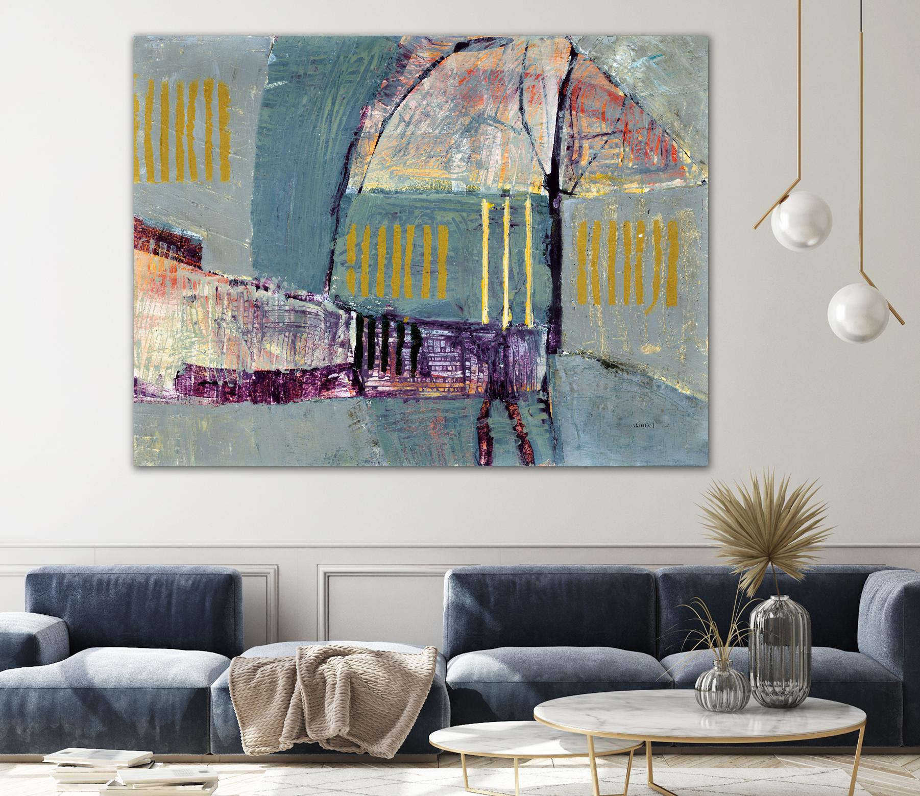 Symphonie by Jacques Clement on GIANT ART - grey abstract