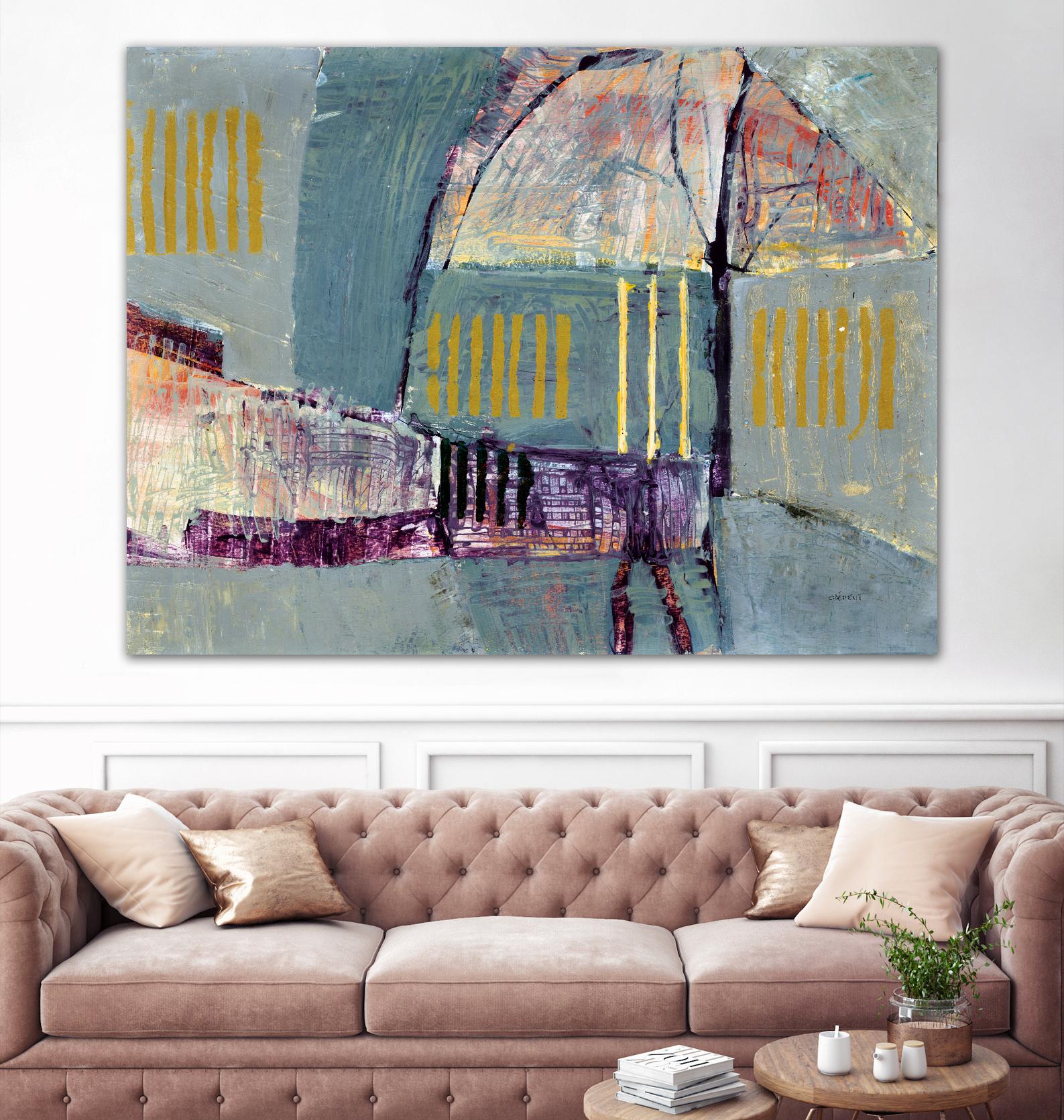 Symphonie by Jacques Clement on GIANT ART - grey abstract