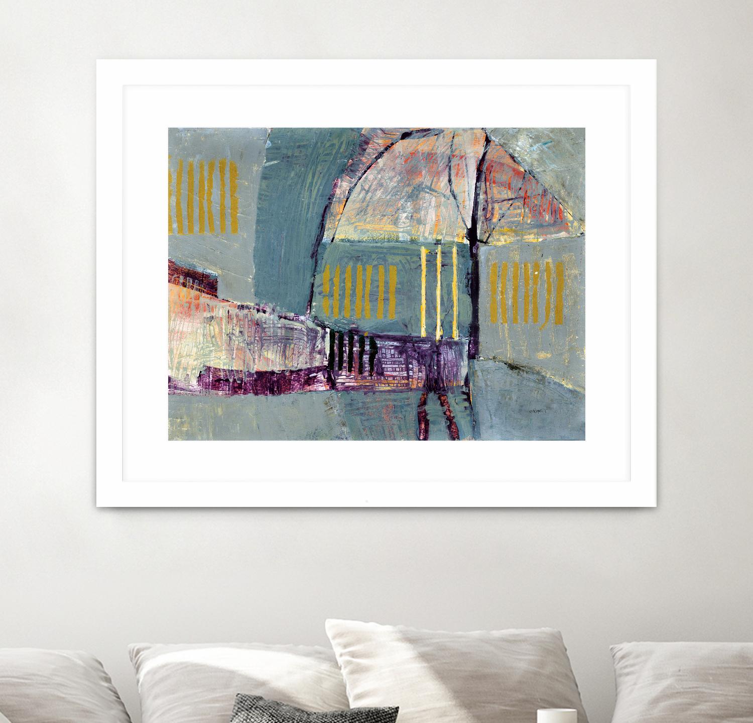 Symphonie by Jacques Clement on GIANT ART - yellow abstract artistes du québec