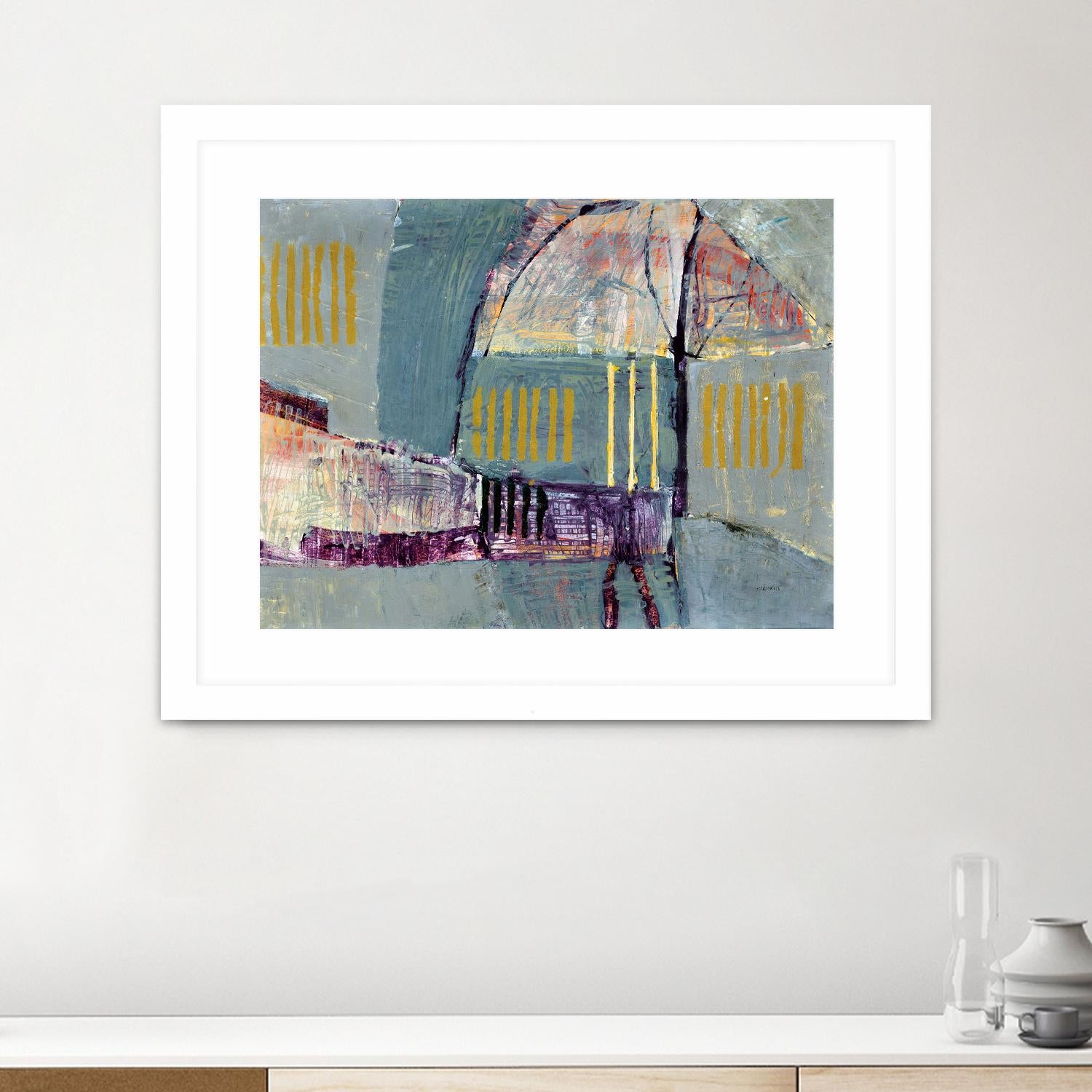 Symphonie by Jacques Clement on GIANT ART - yellow abstract artistes du québec