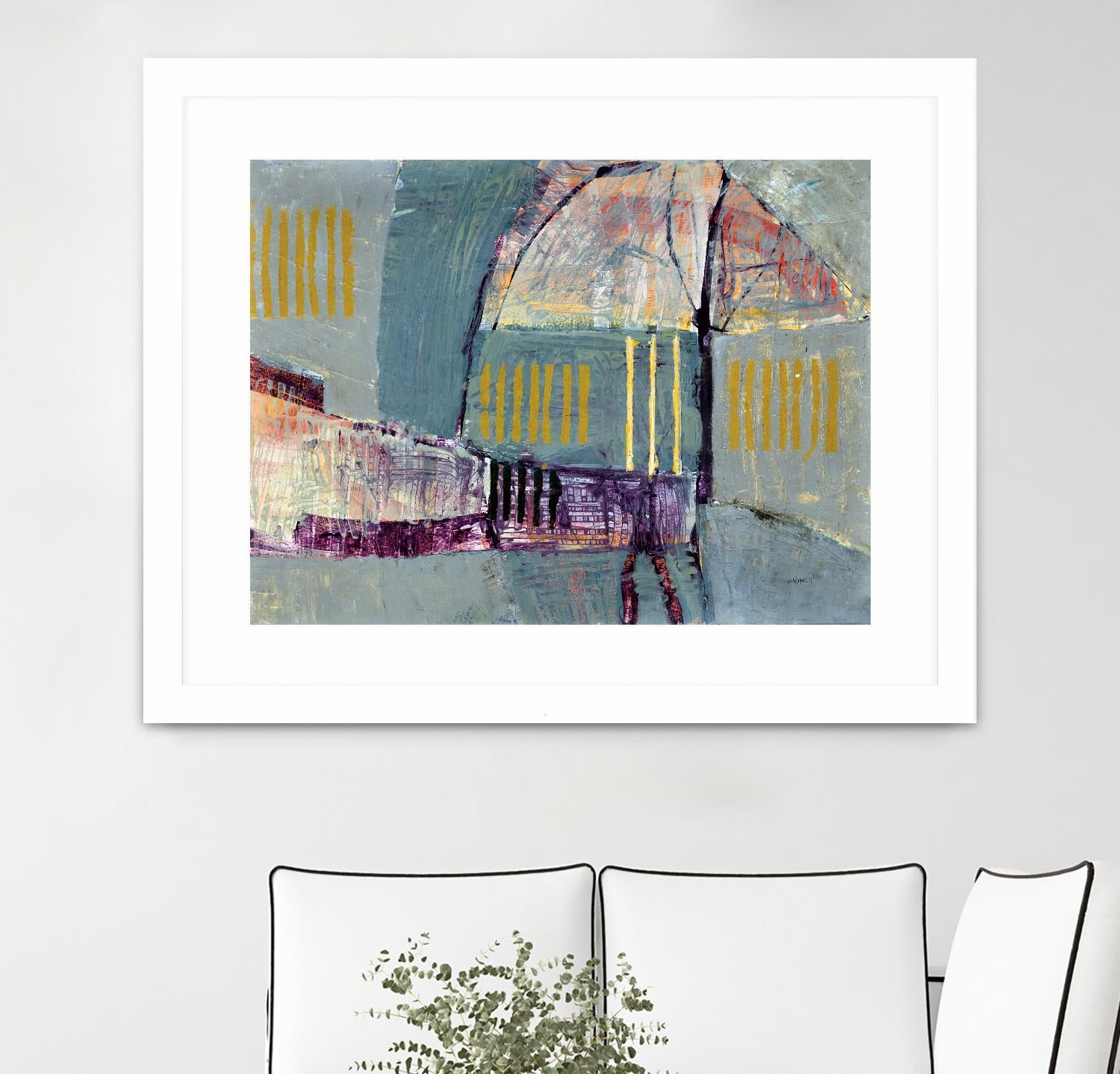 Symphonie by Jacques Clement on GIANT ART - yellow abstract artistes du québec