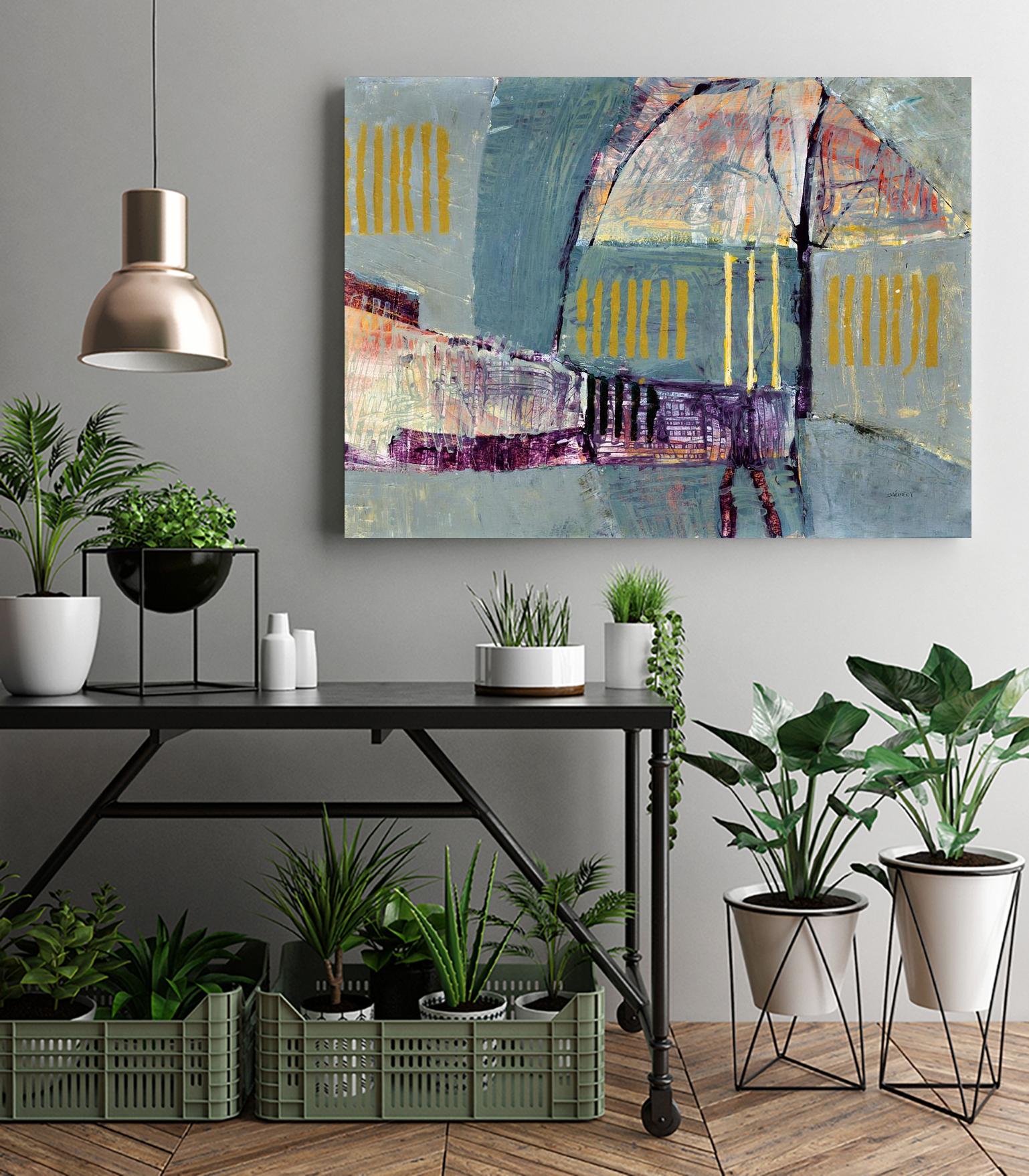 Symphonie by Jacques Clement on GIANT ART - yellow abstract artistes du québec