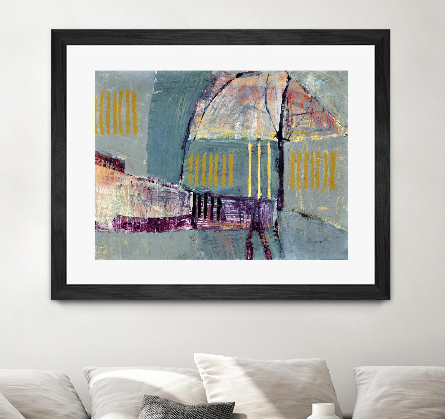 Symphonie by Jacques Clement on GIANT ART - yellow abstract artistes du québec