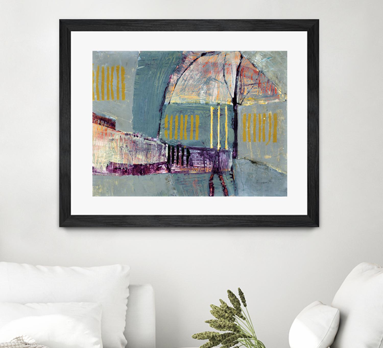 Symphonie by Jacques Clement on GIANT ART - yellow abstract artistes du québec