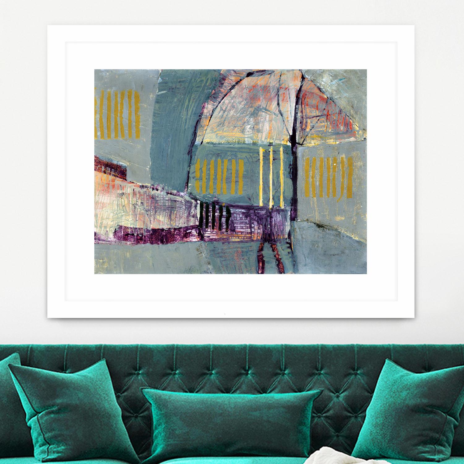 Symphonie by Jacques Clement on GIANT ART - yellow abstract artistes du québec