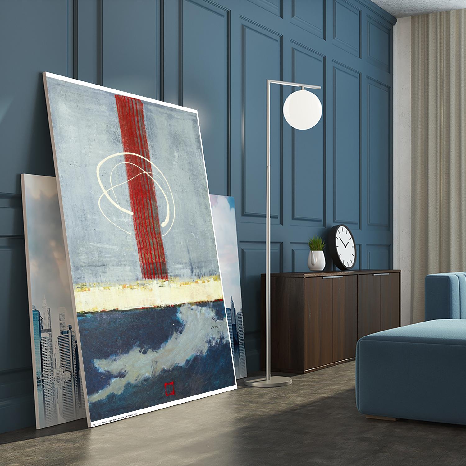 Félicité by Jacques Clement on GIANT ART - red abstract