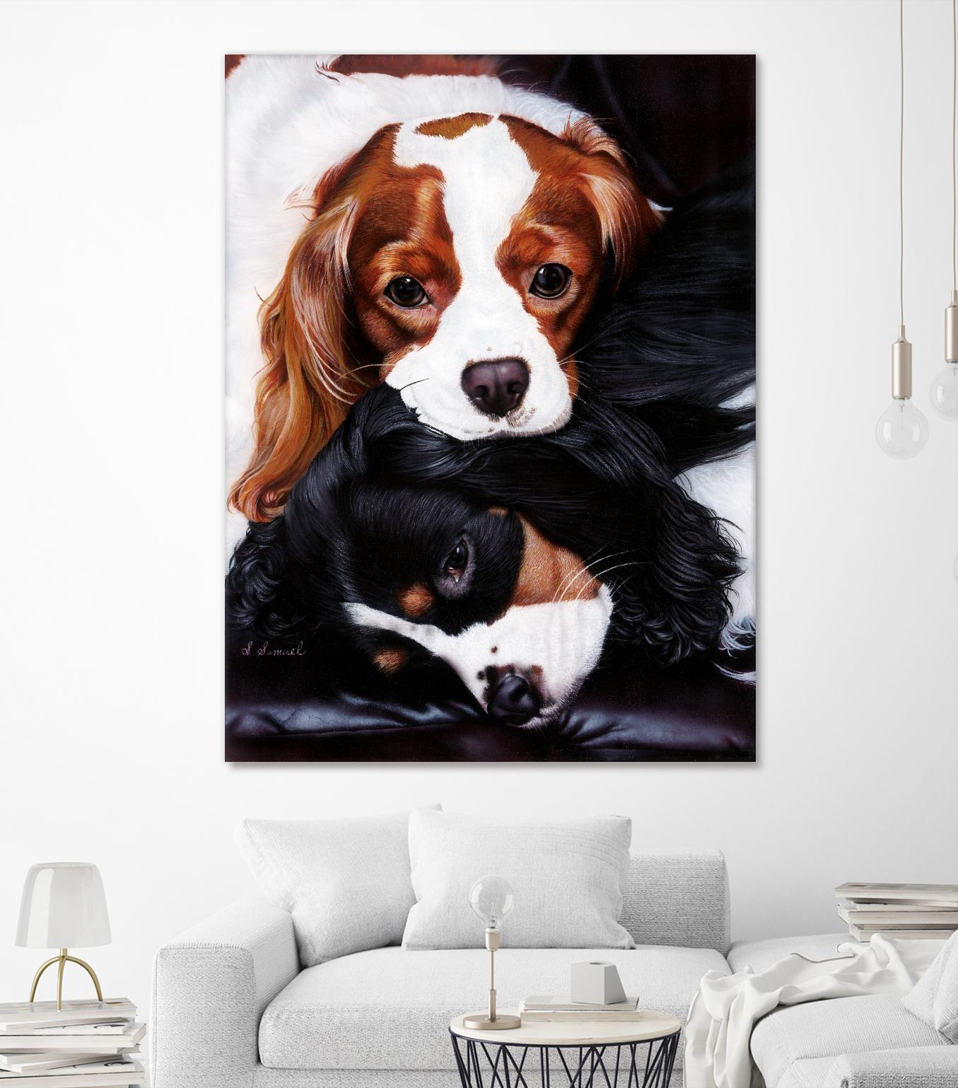 Best Friends by Suzie Samuel on GIANT ART - black animals