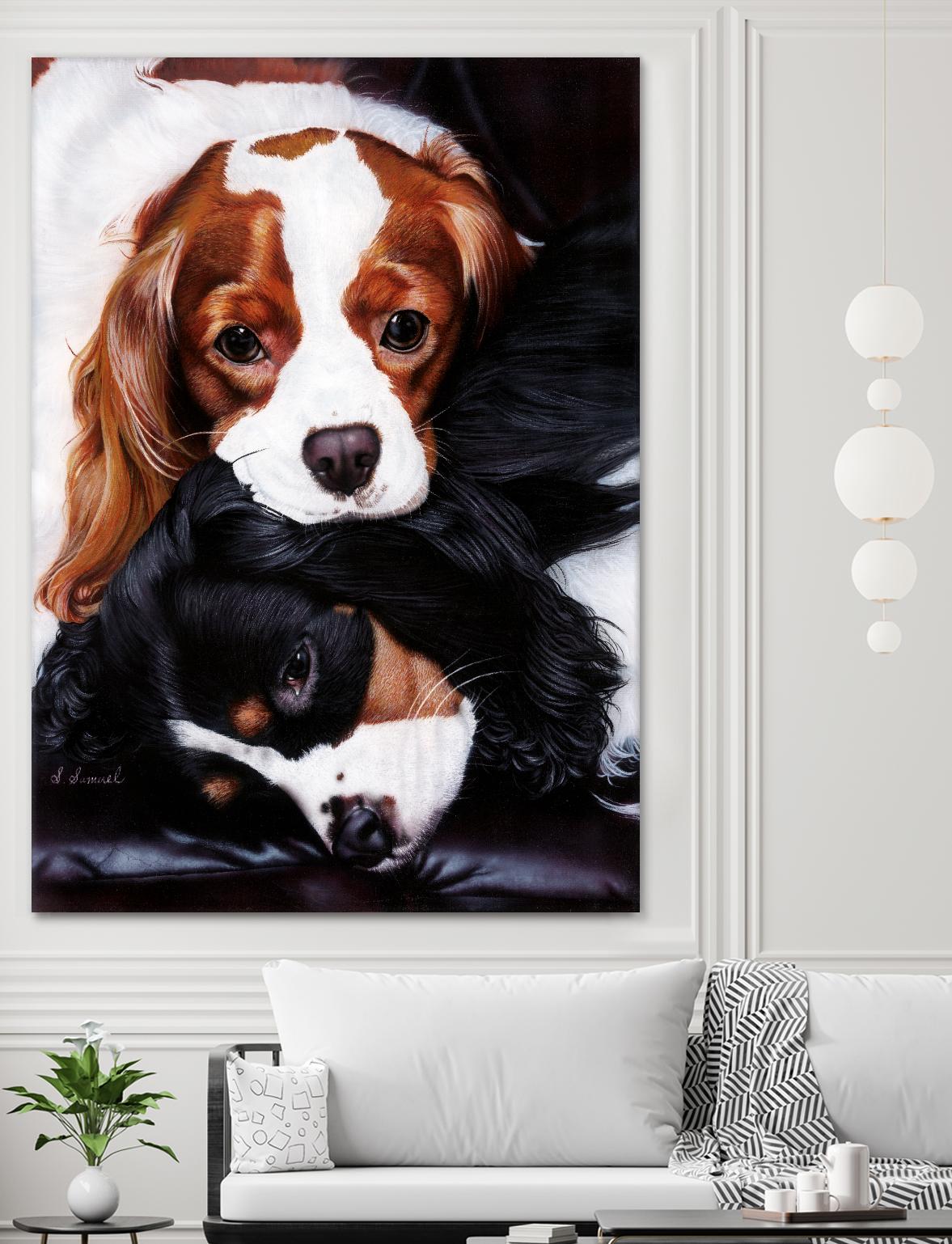 Best Friends by Suzie Samuel on GIANT ART - black animals