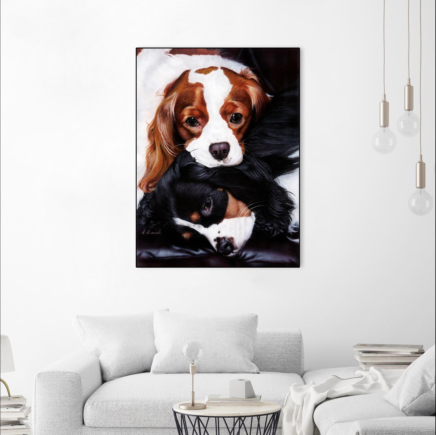 Best Friends by Suzie Samuel on GIANT ART - black animals