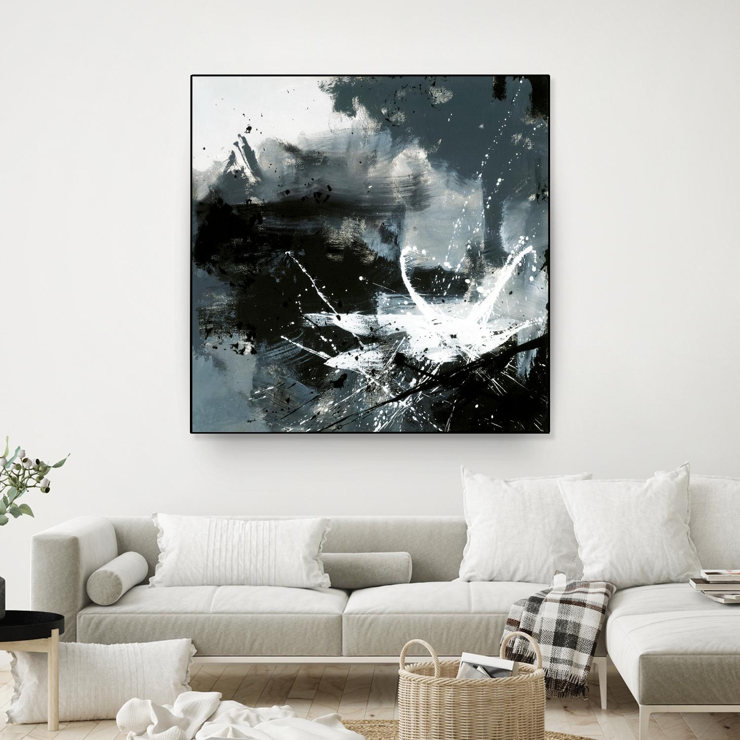 Éclats by Roland Benoît on GIANT ART - white abstract