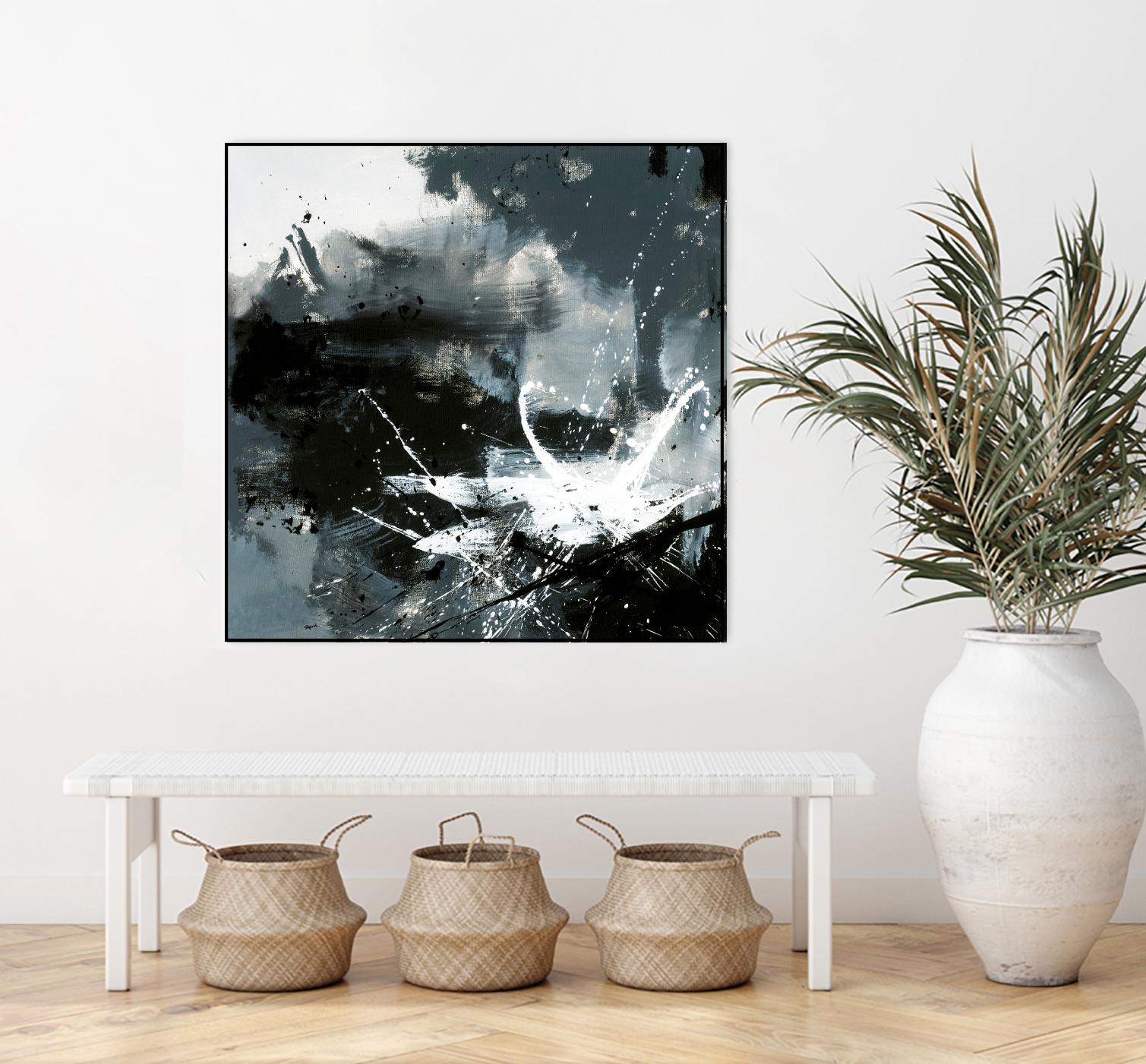 Éclats by Roland Benoît on GIANT ART - white abstract