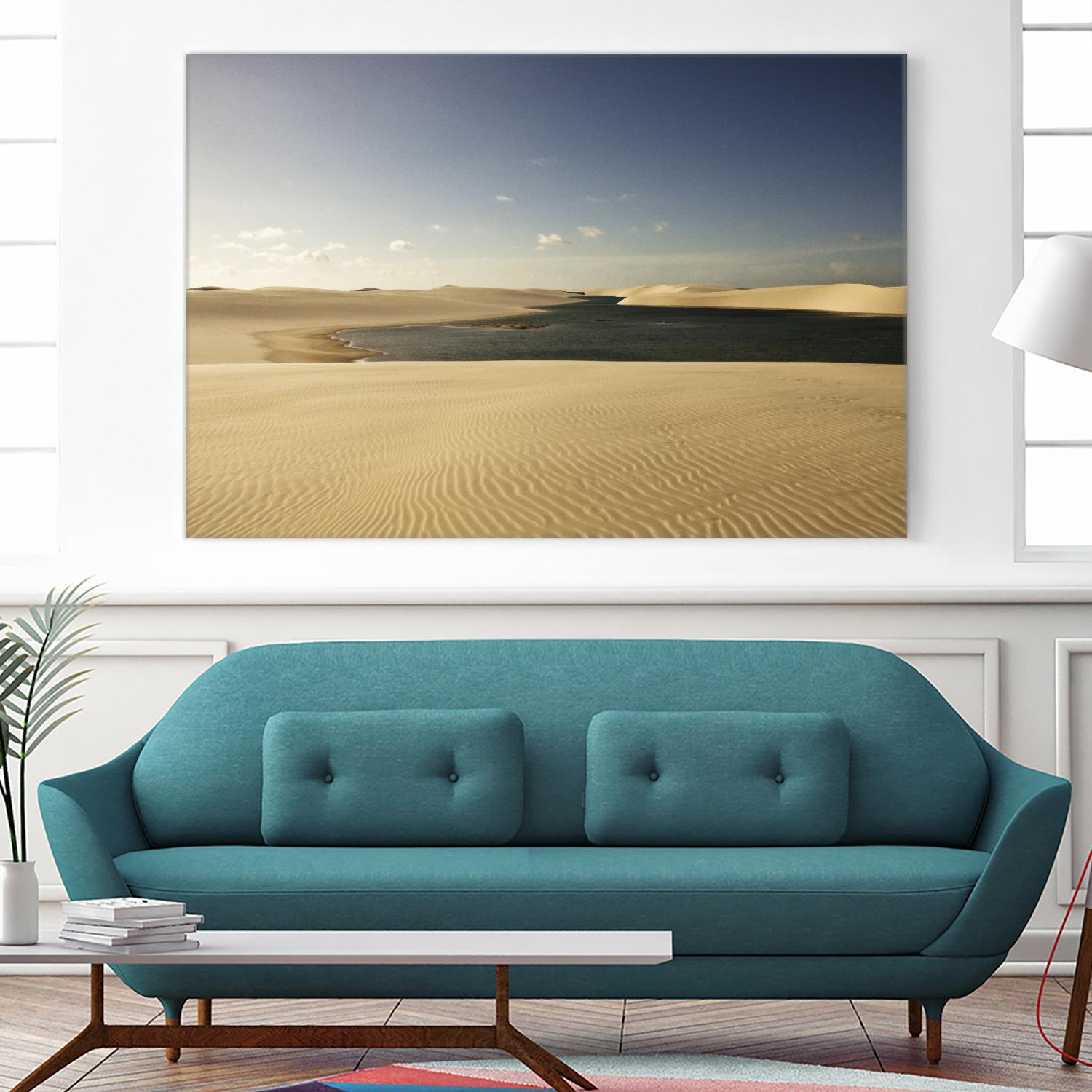 Dunes by Daniel Stanford on GIANT ART - beige landscape