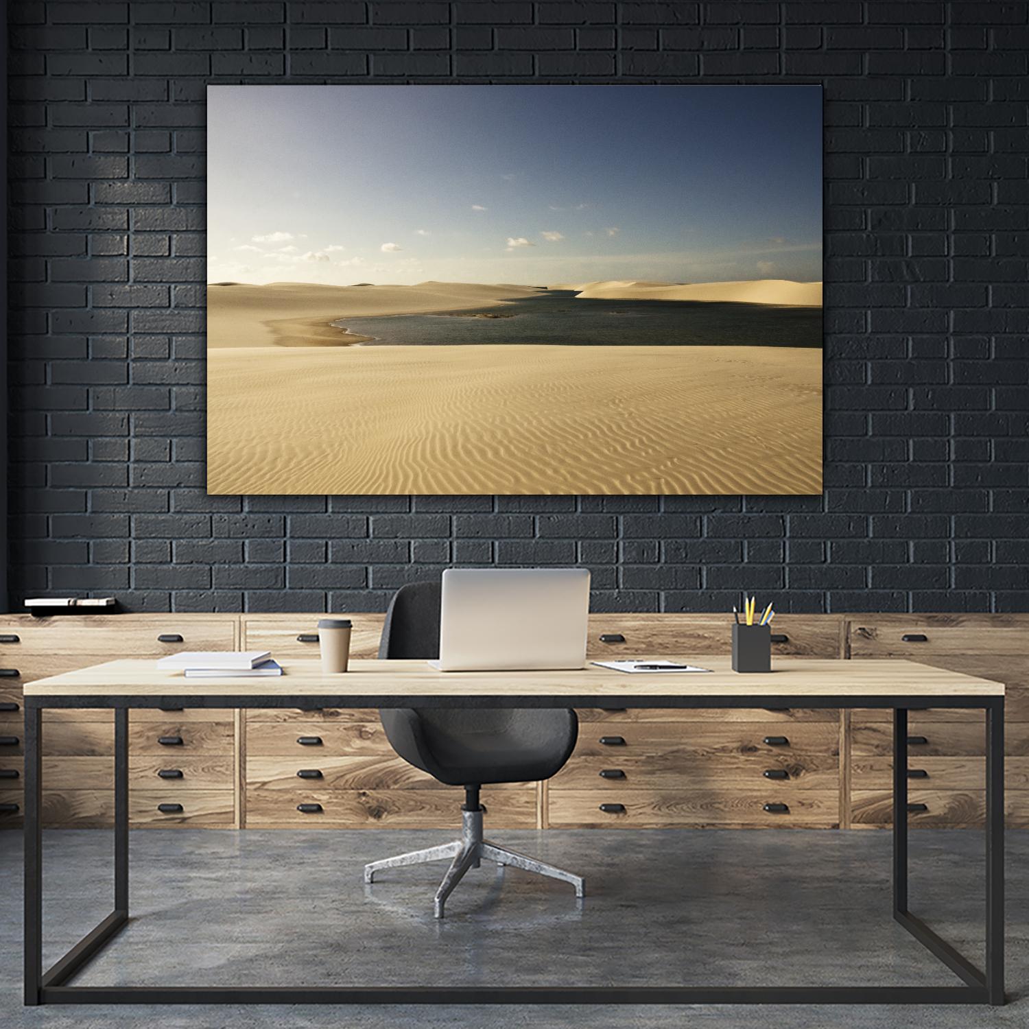 Dunes by Daniel Stanford on GIANT ART - beige landscape