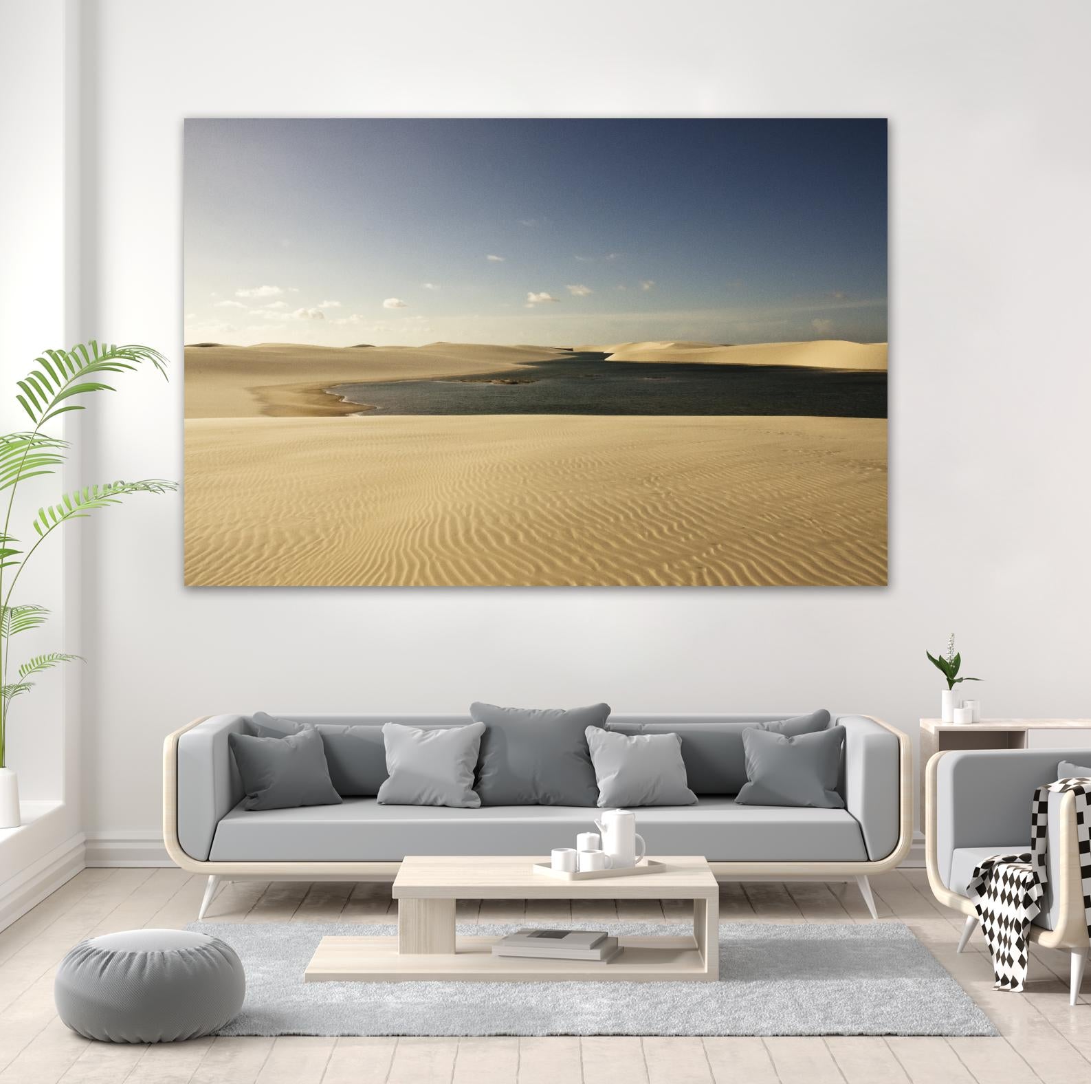Dunes by Daniel Stanford on GIANT ART - beige landscape