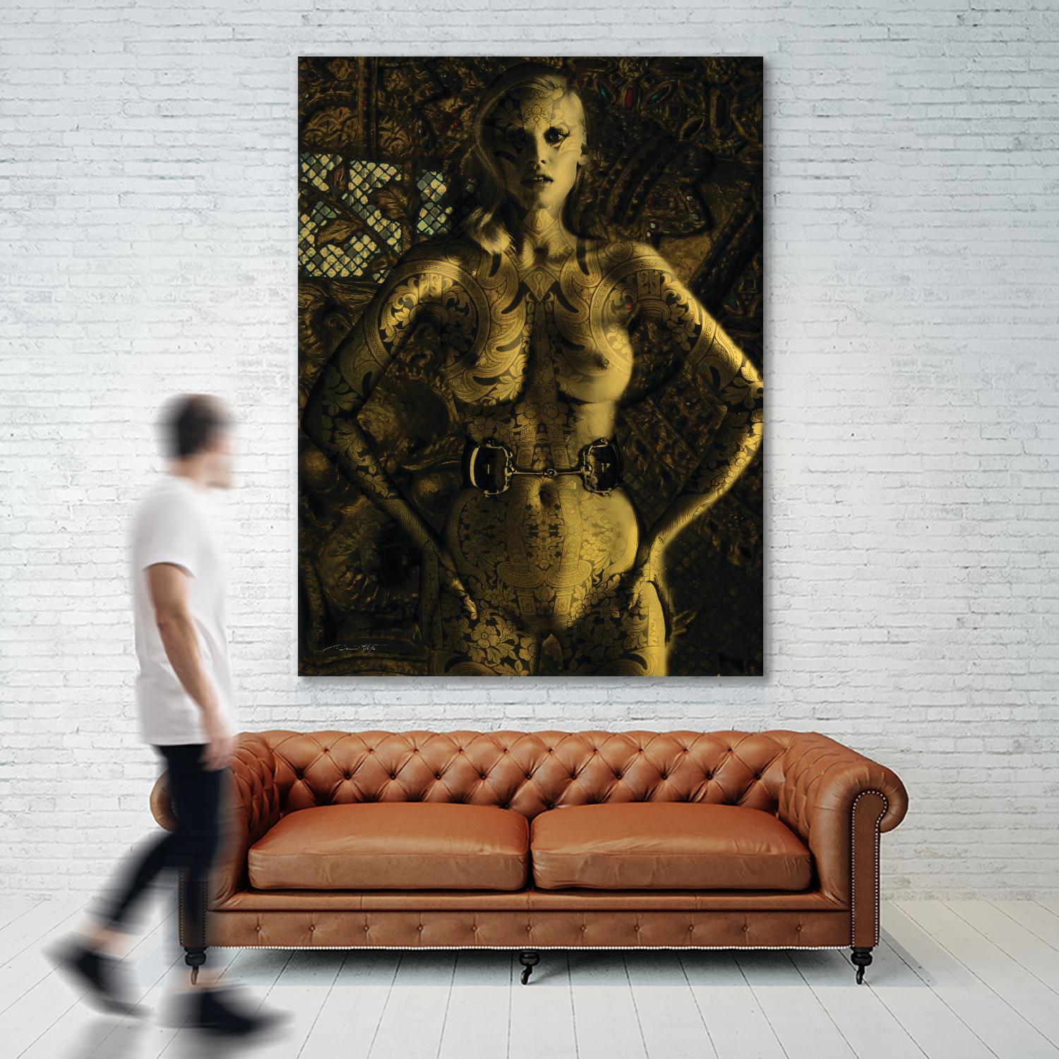 Gold Series Laura Stone by Daniel Stanford on GIANT ART - black photo art