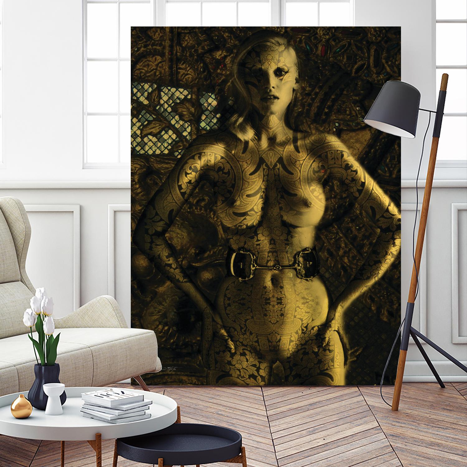 Gold Series Laura Stone by Daniel Stanford on GIANT ART - black photo art