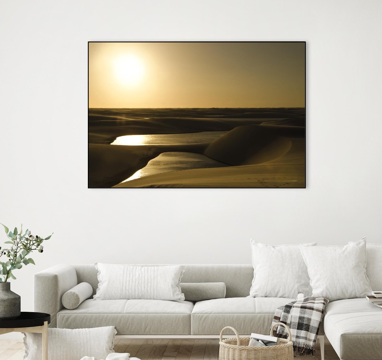 Golden Sunset by Daniel Stanford on GIANT ART - brown landscape