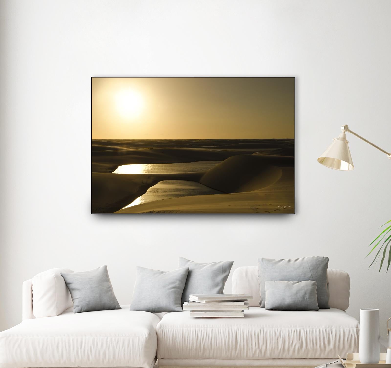 Golden Sunset by Daniel Stanford on GIANT ART - brown landscape
