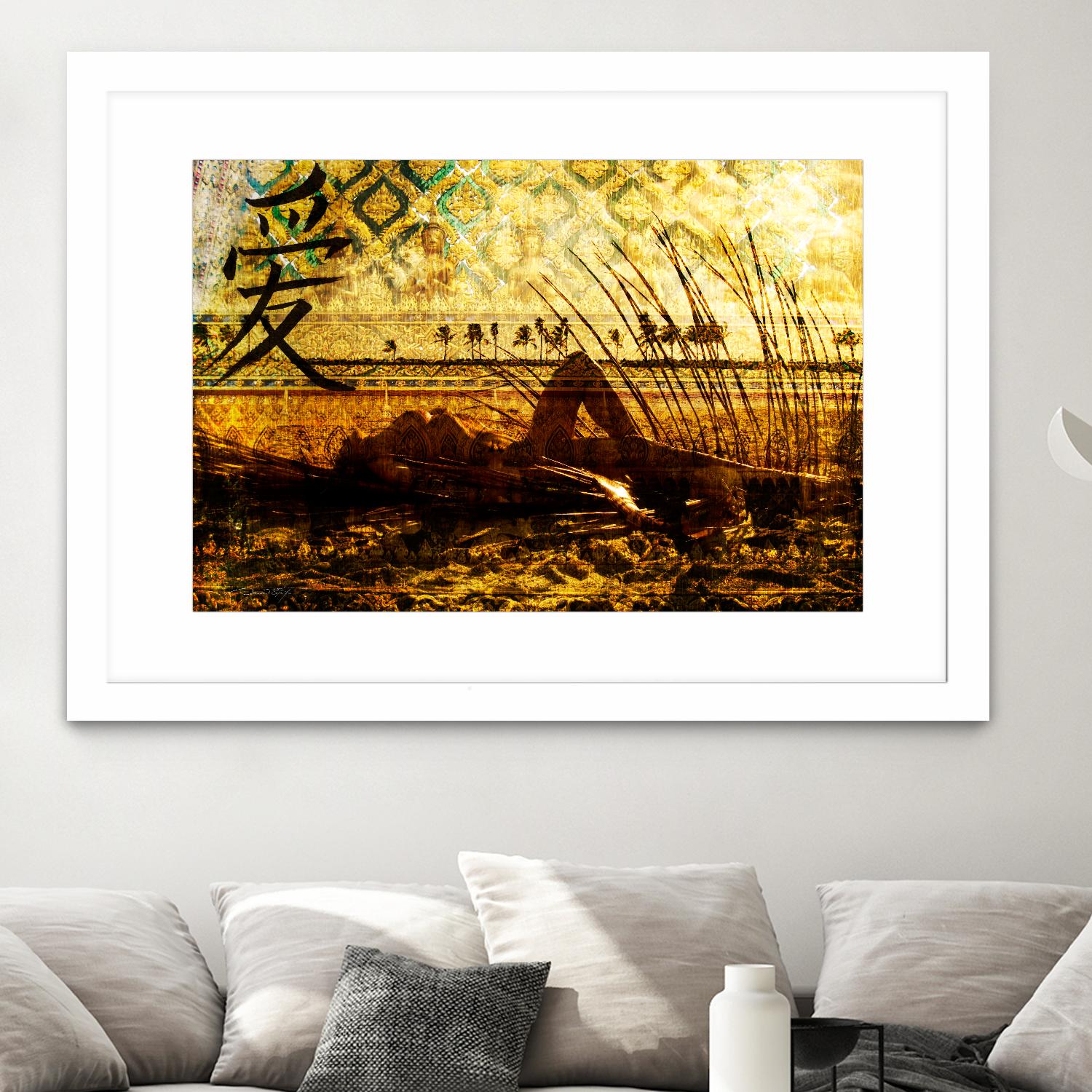 Ingrid Thai by Daniel Stanford on GIANT ART - yellow figurative quebec artists