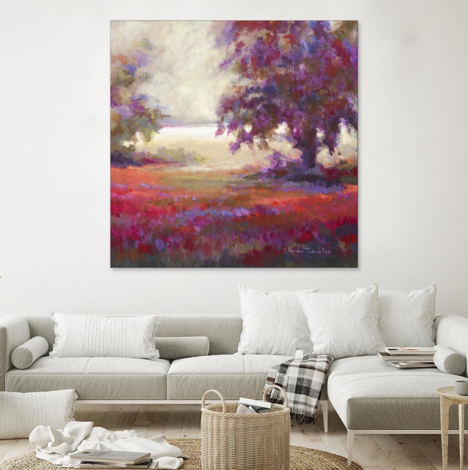 Au seuil de l’étonnement by Claude Tremblay on GIANT ART - brown trees