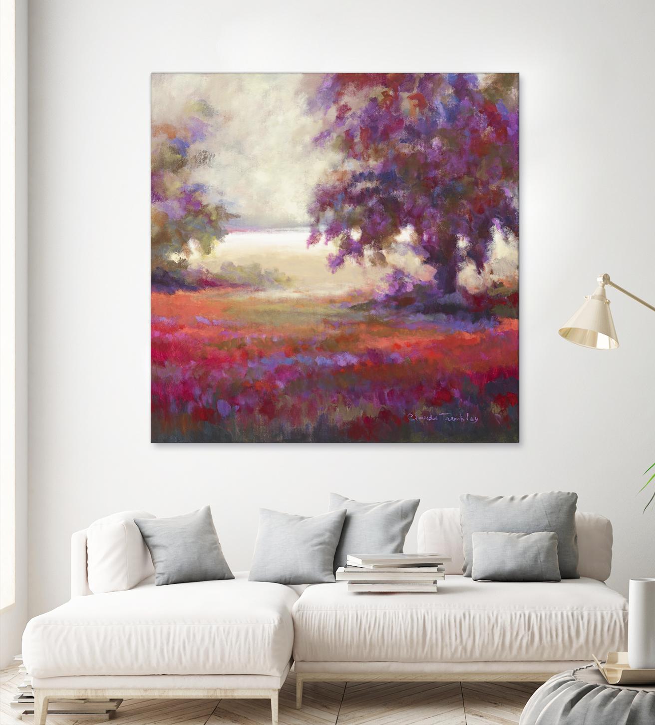 Au seuil de l’étonnement by Claude Tremblay on GIANT ART - brown trees