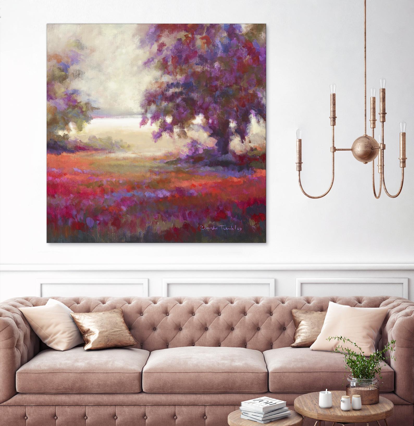 Au seuil de l’étonnement by Claude Tremblay on GIANT ART - brown trees