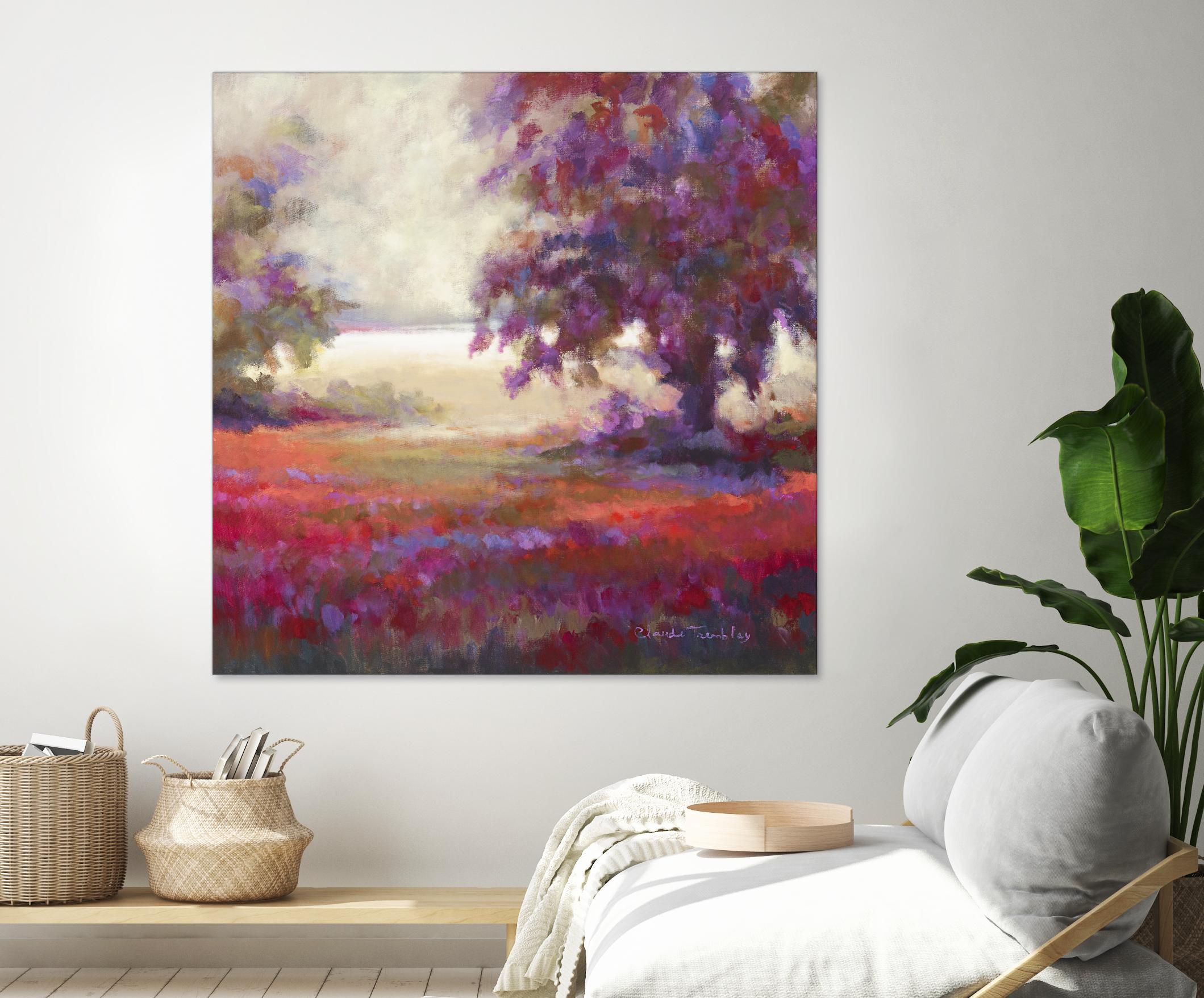 Au seuil de l’étonnement by Claude Tremblay on GIANT ART - brown trees