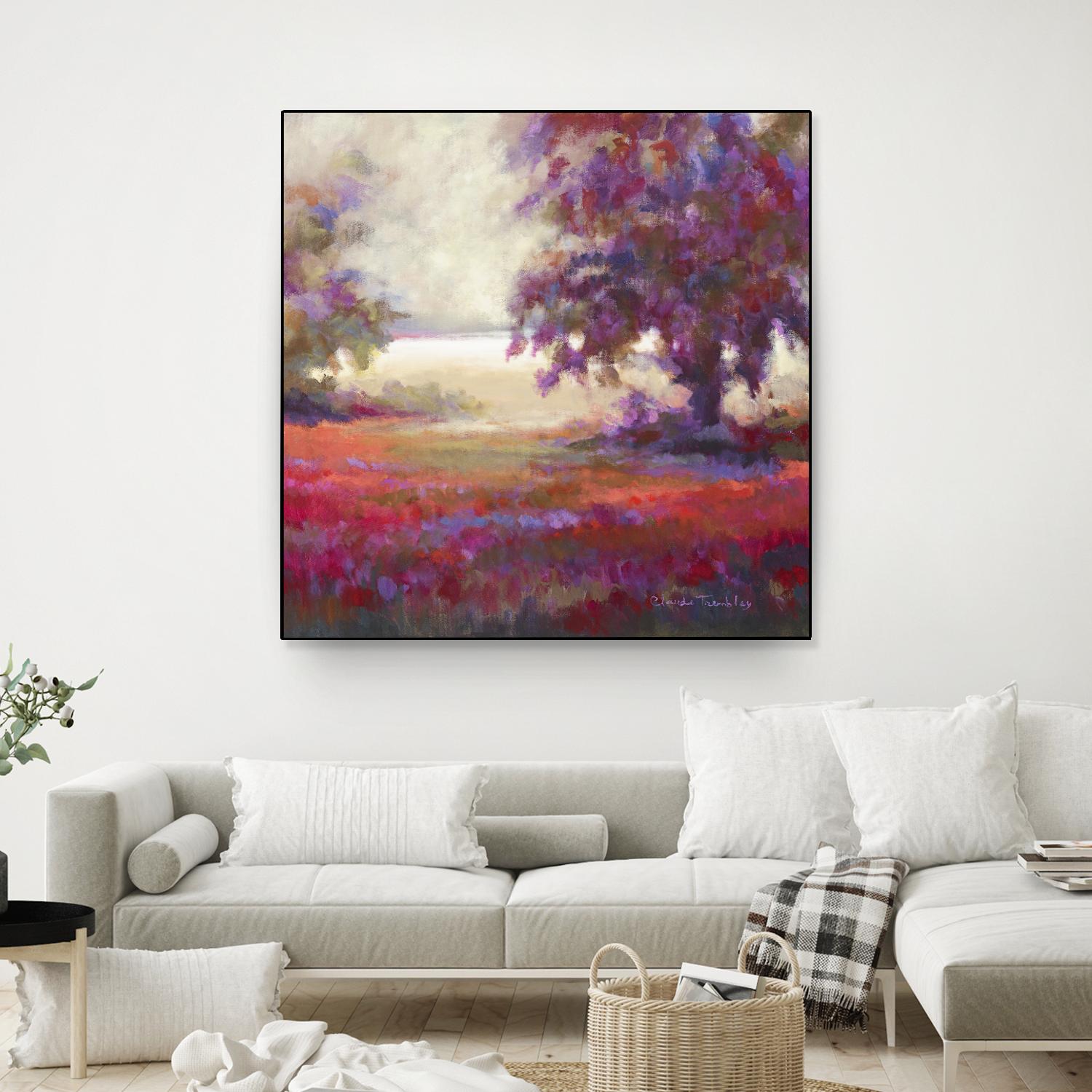 Au seuil de l’étonnement by Claude Tremblay on GIANT ART - brown trees