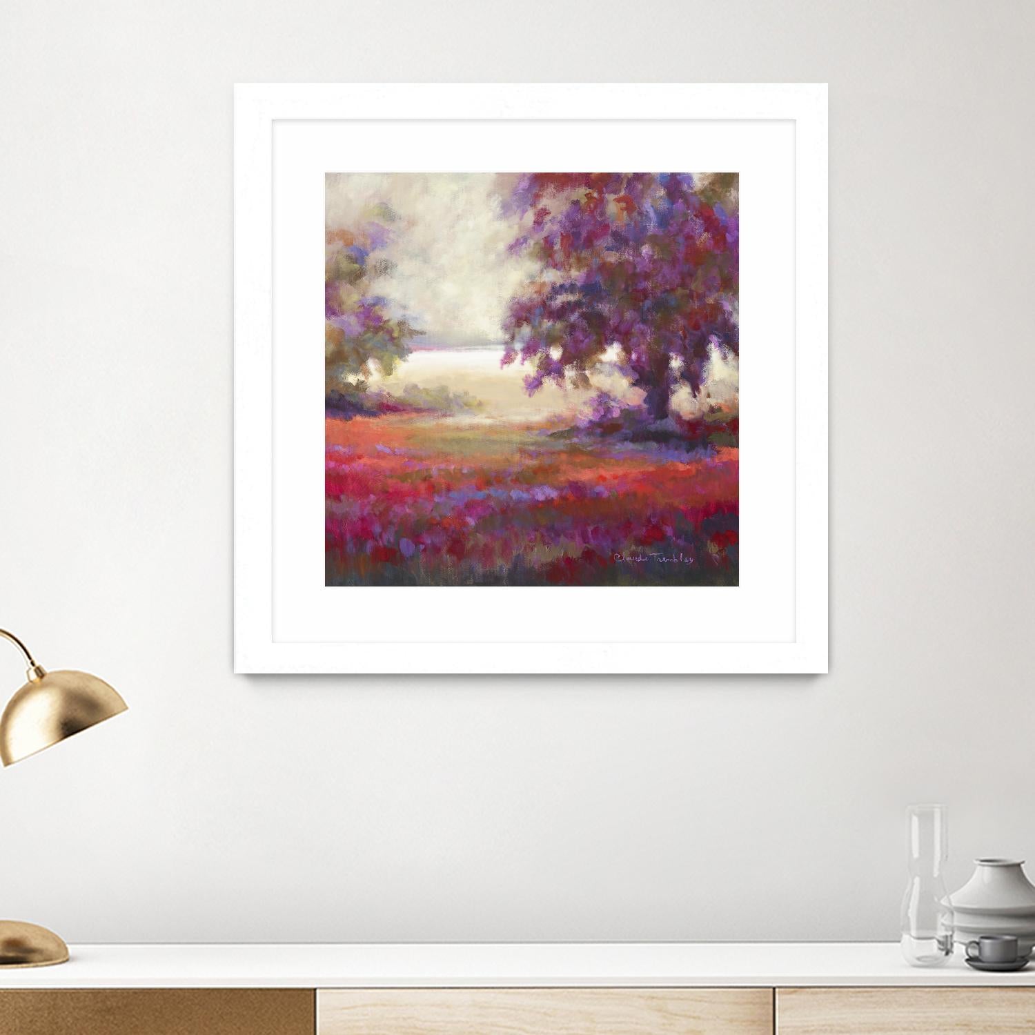 Au seuil de l’étonnement by Claude Tremblay on GIANT ART - brown trees