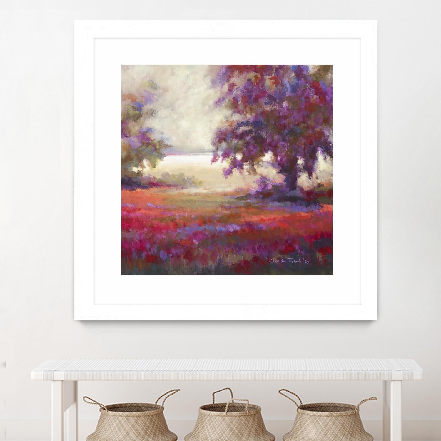 Au seuil de l’étonnement by Claude Tremblay on GIANT ART - brown trees