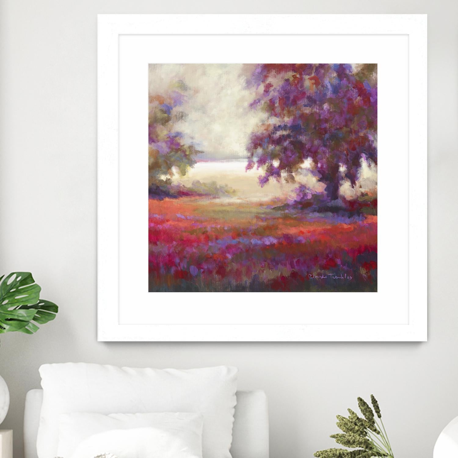 Au seuil de l’étonnement by Claude Tremblay on GIANT ART - brown trees