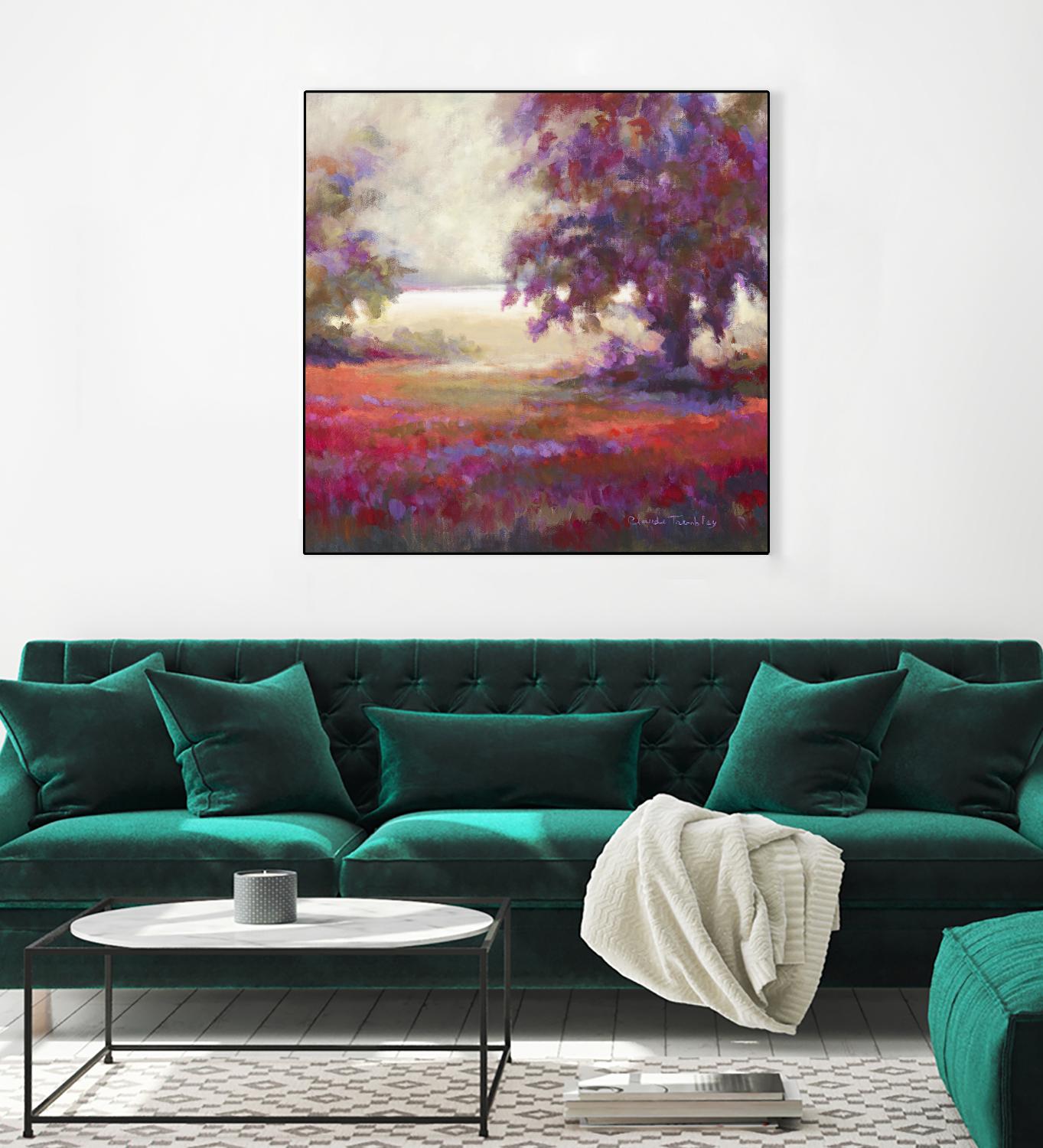 Au seuil de l’étonnement by Claude Tremblay on GIANT ART - brown trees